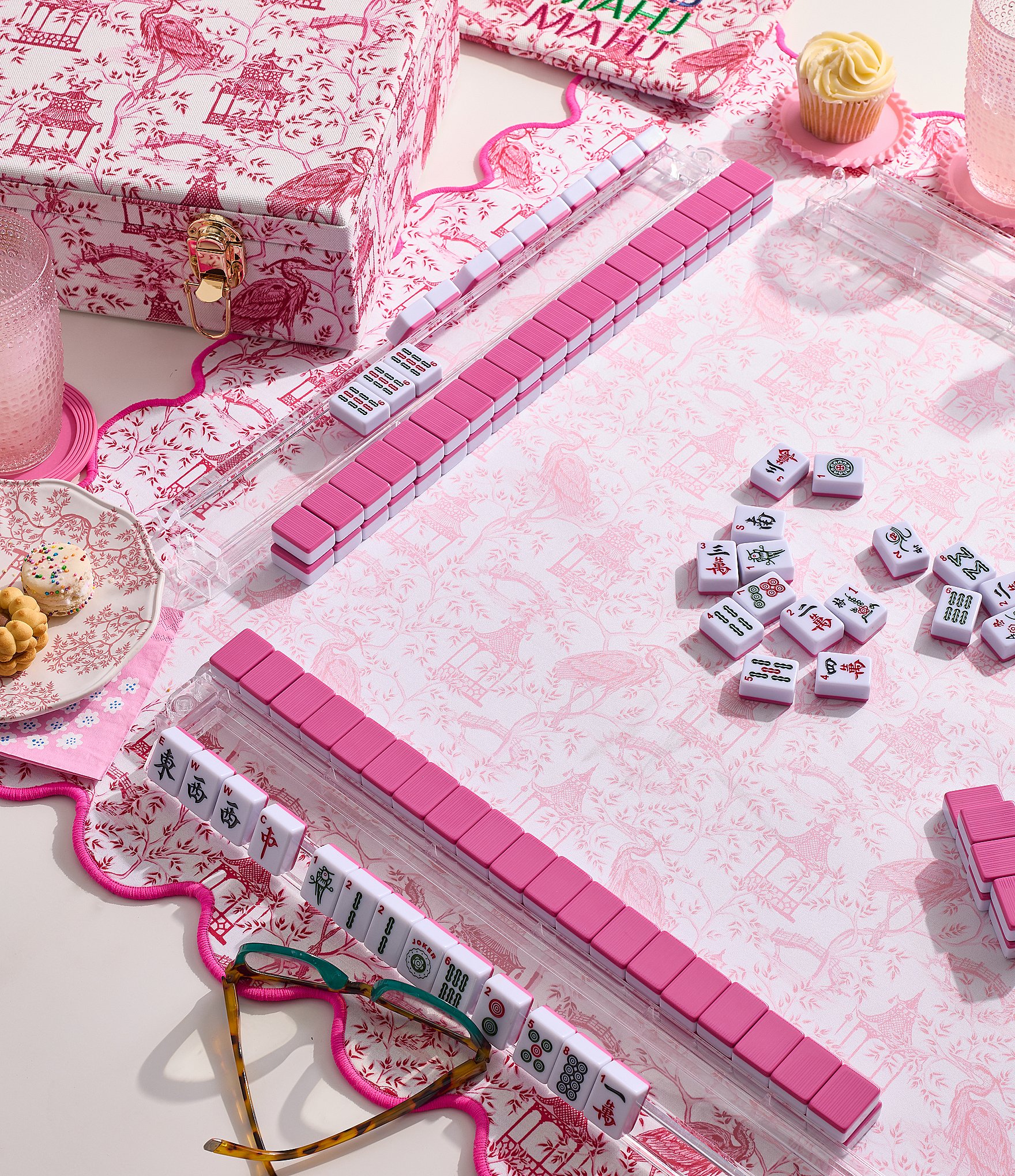 Southern Living Mahjong Tile Box Set