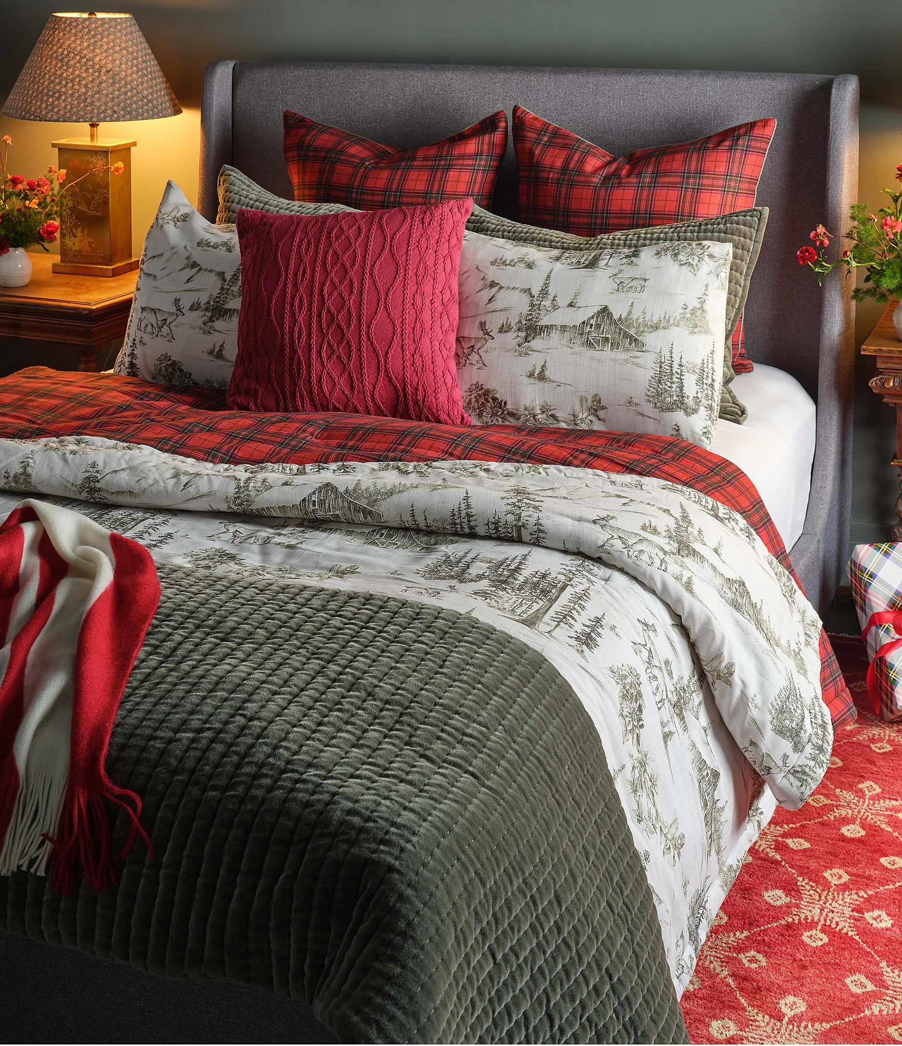 Southern Living Cable Knit Square Decorative Pillow