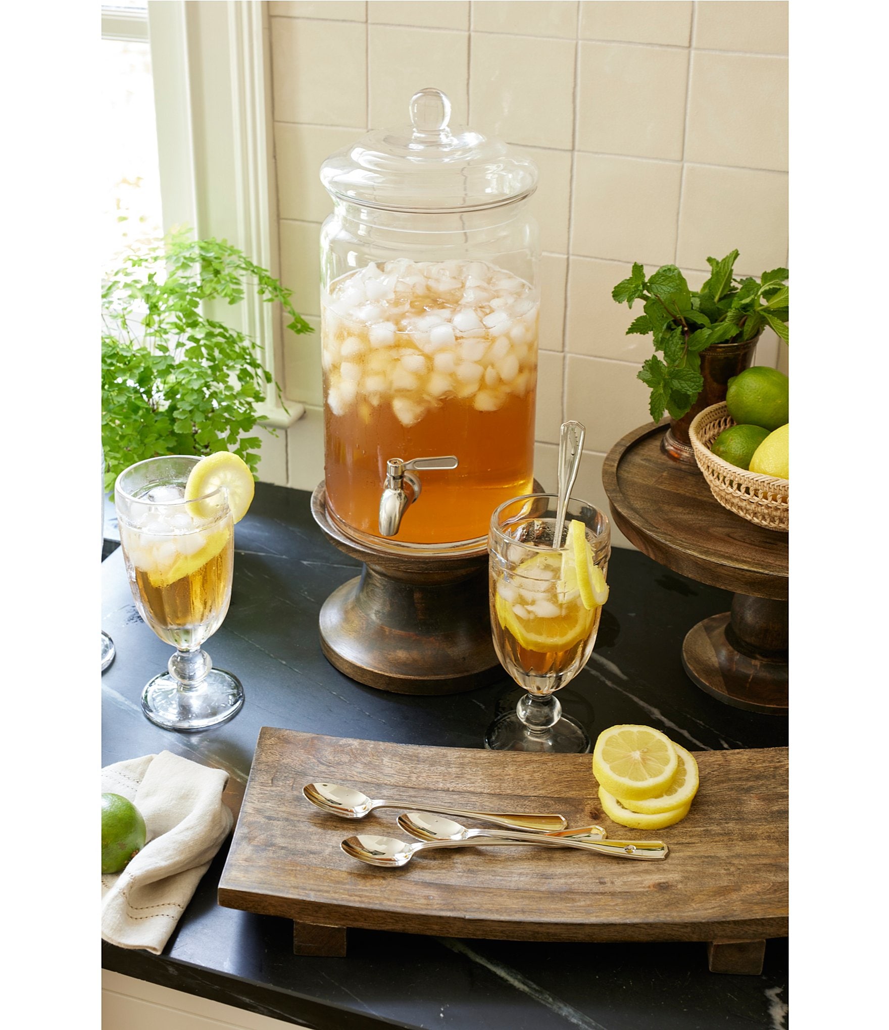 Southern Living Classic Single Drink Glass Dispenser