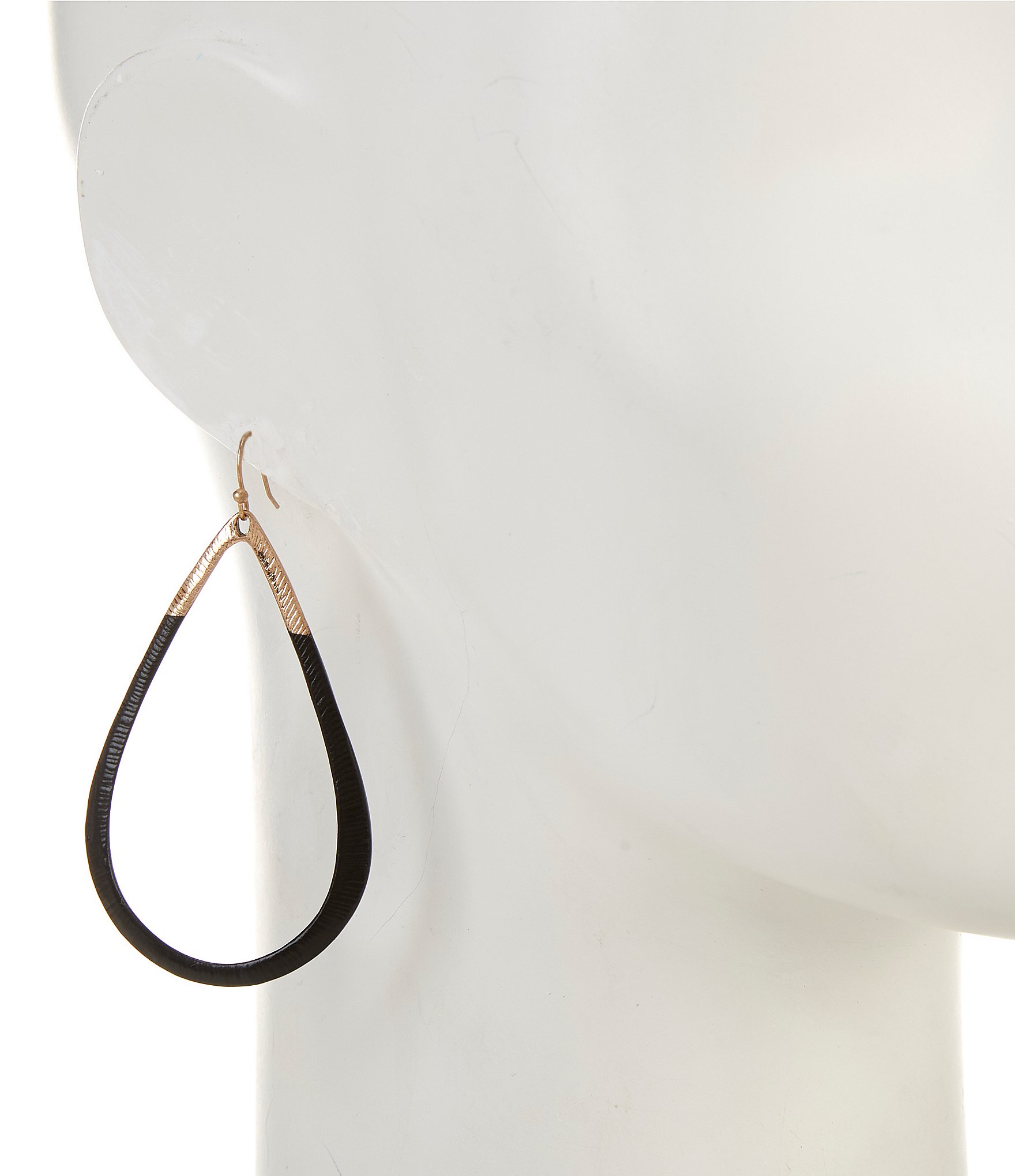 Southern Living Coated Teardrop Statement Drop Earrings