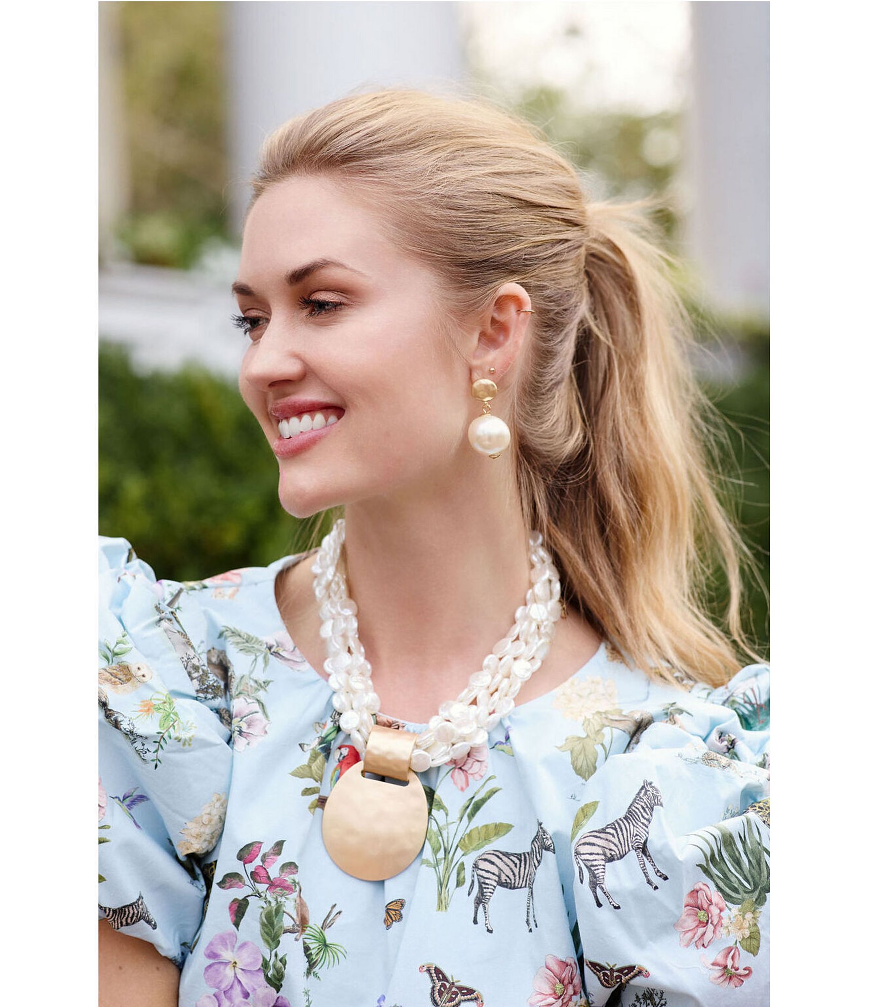 Southern Living Constance Pearl Drop Earrings