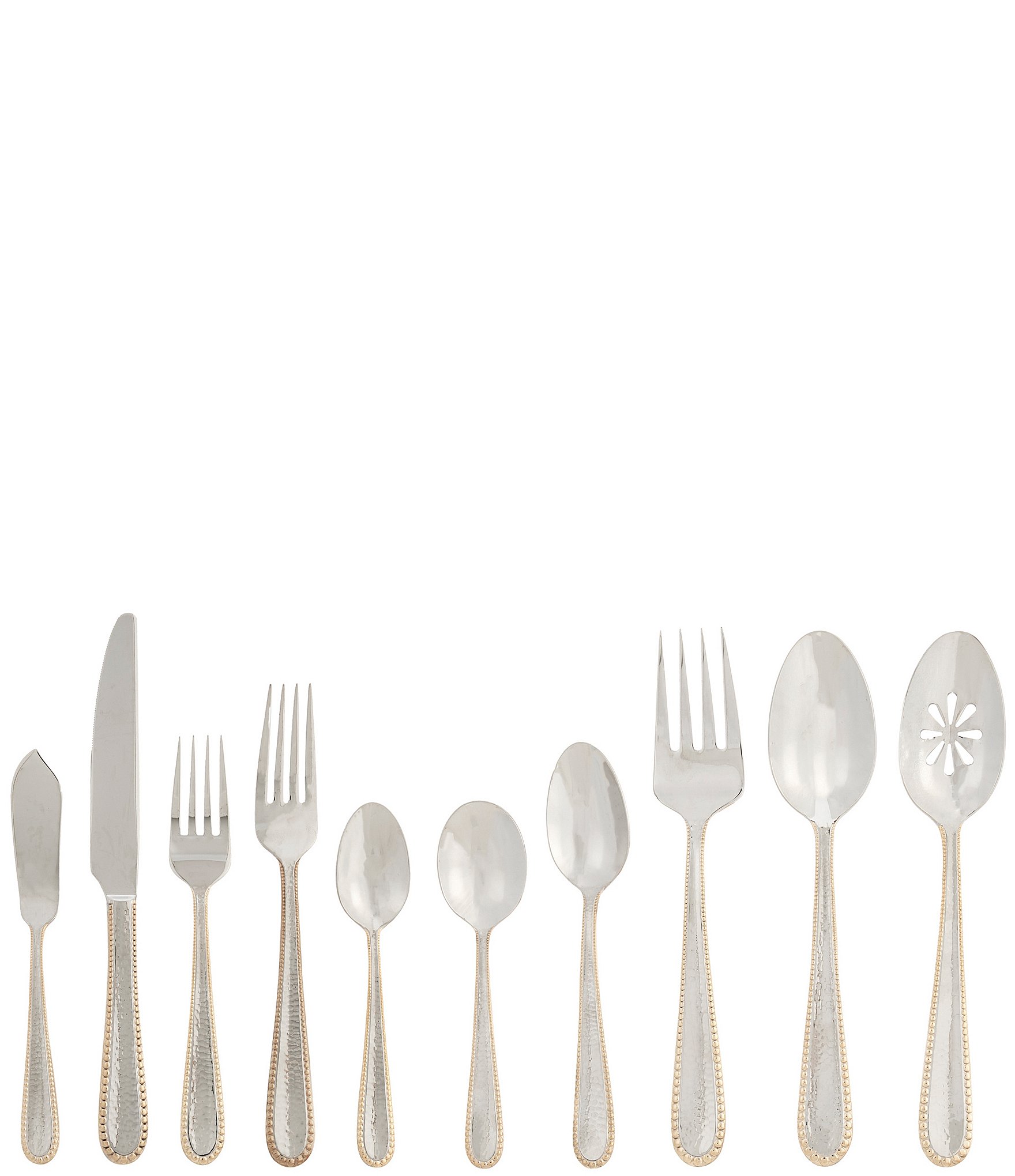 Southern Living Edith 45-Piece Stainless Steel Flatware Set