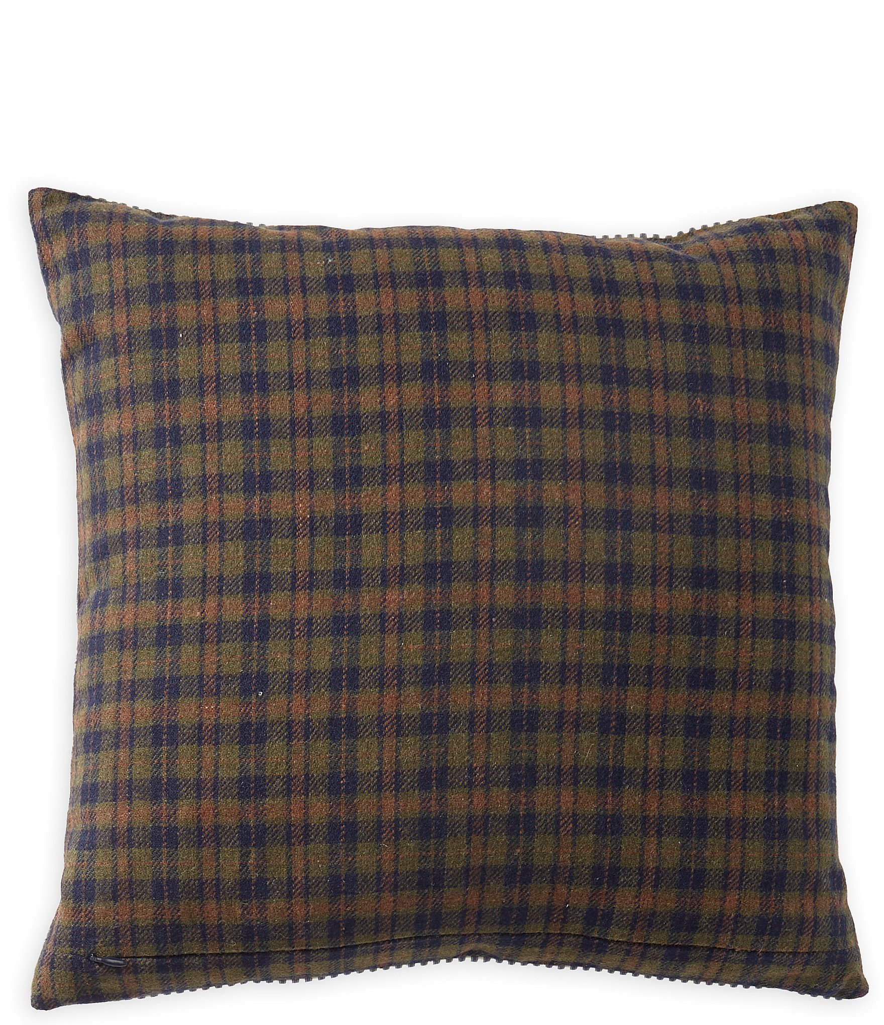 Southern Living Embroidered Mallard Print Square Pillow