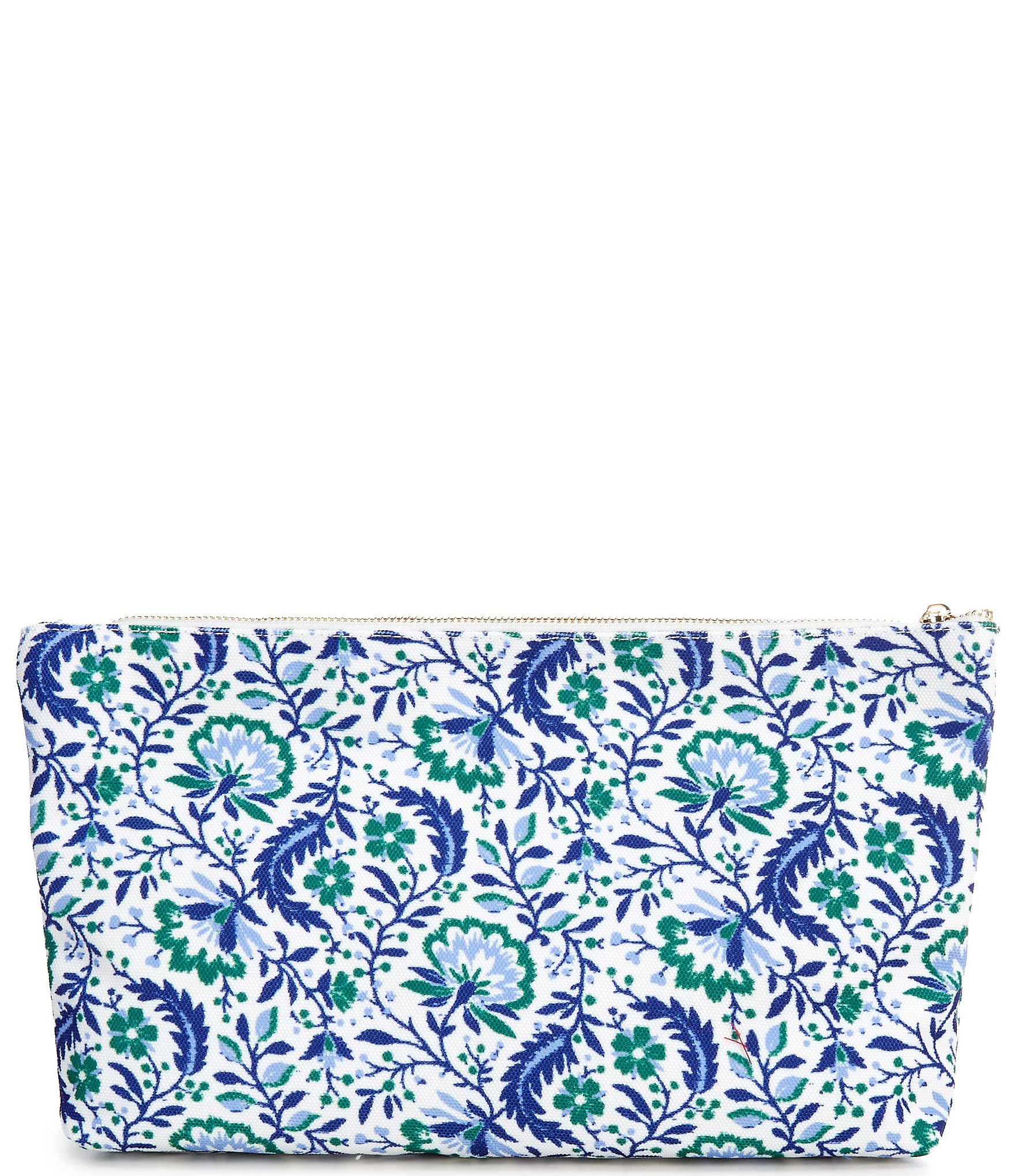 Southern Living Floral & Leaf Embroidered Tile Bag