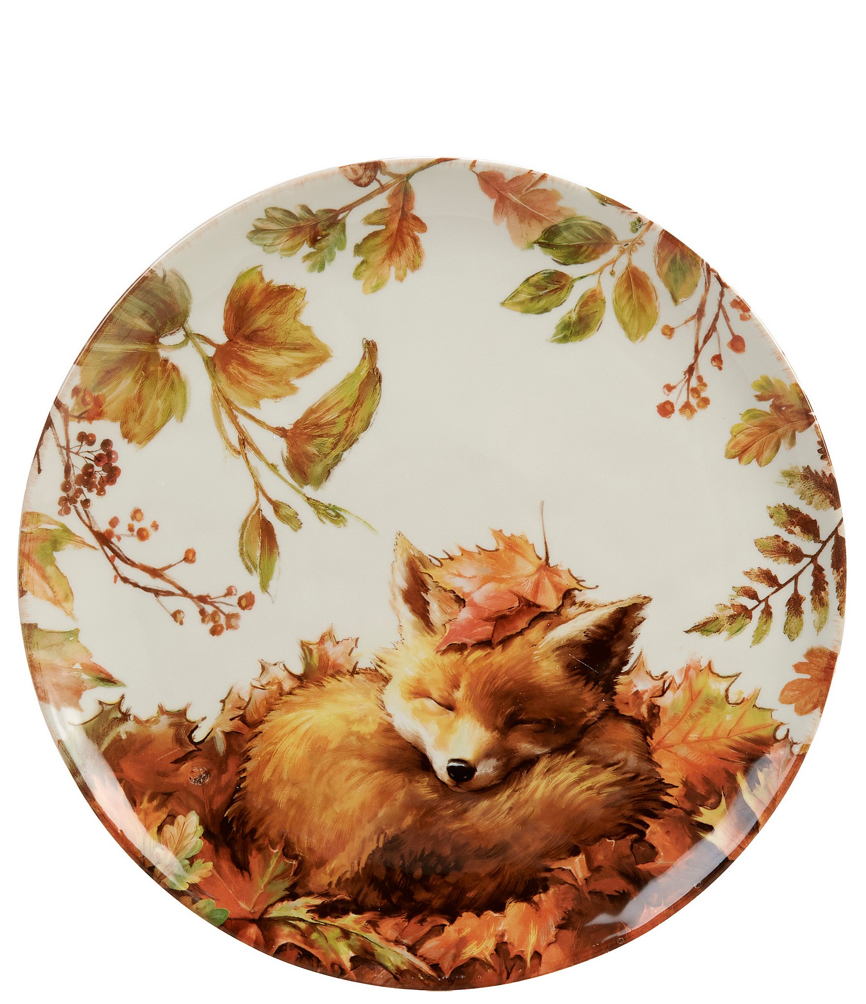 Southern Living Harvest Animals Collection Fox Platter