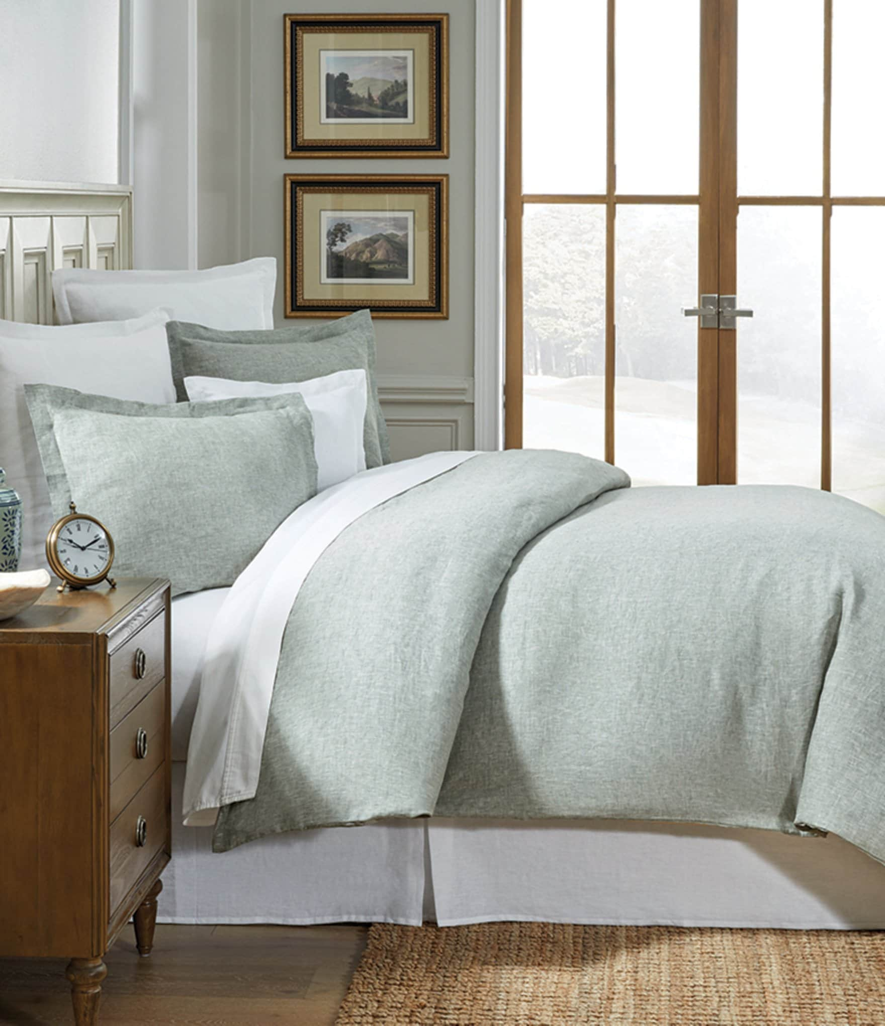 Southern Living Heirloom Linen Collection Duvet Cover Mini Set