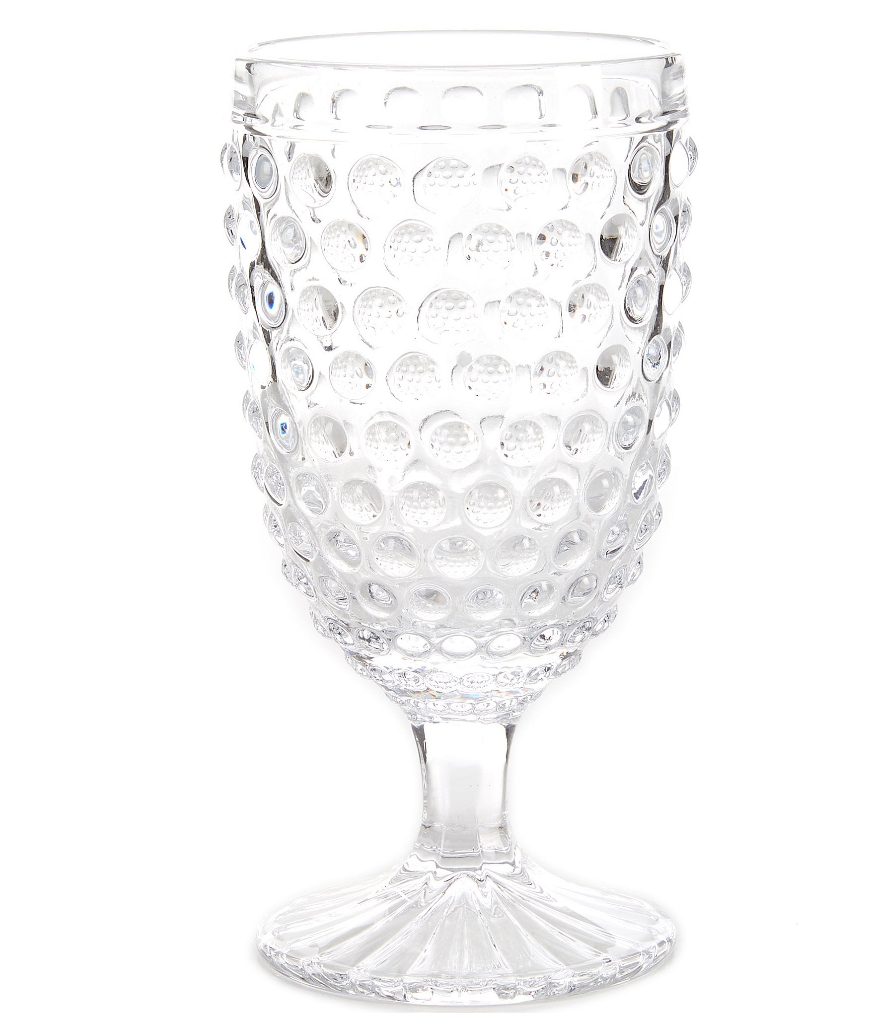 Hobnail and Stained Glass Goblets and Cups