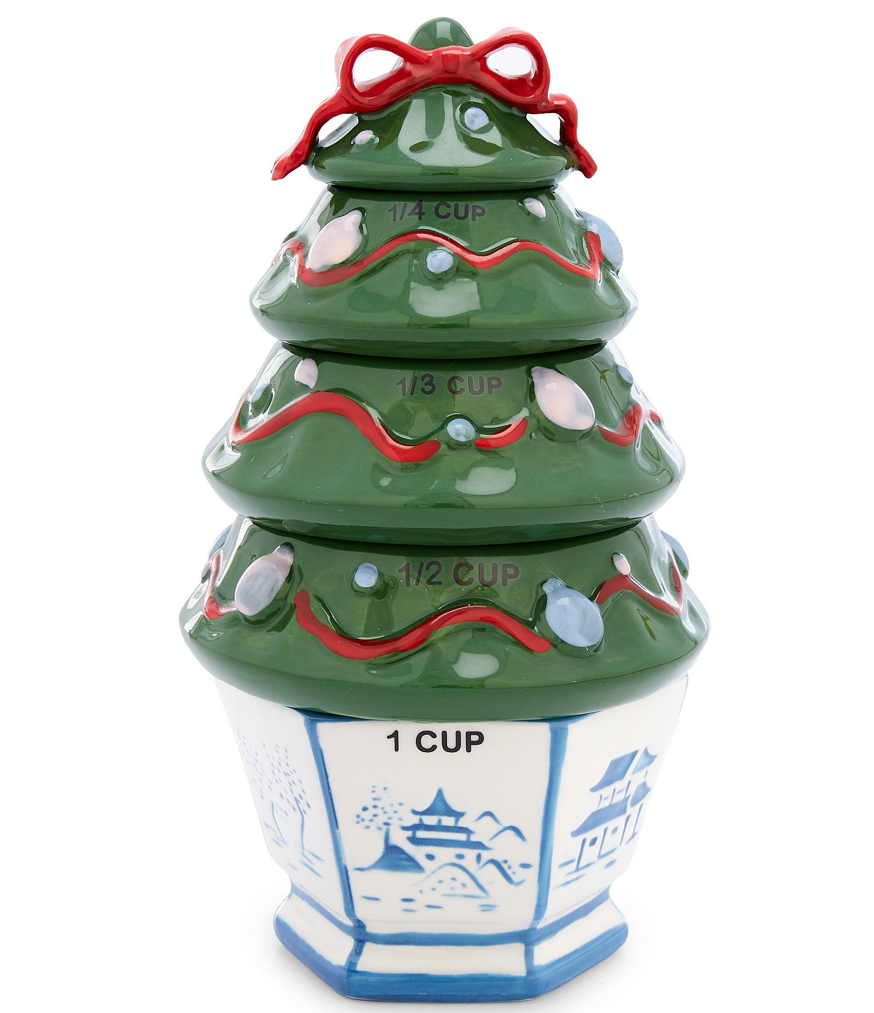 Southern Living Holiday Christmas Tree Measuring Cups