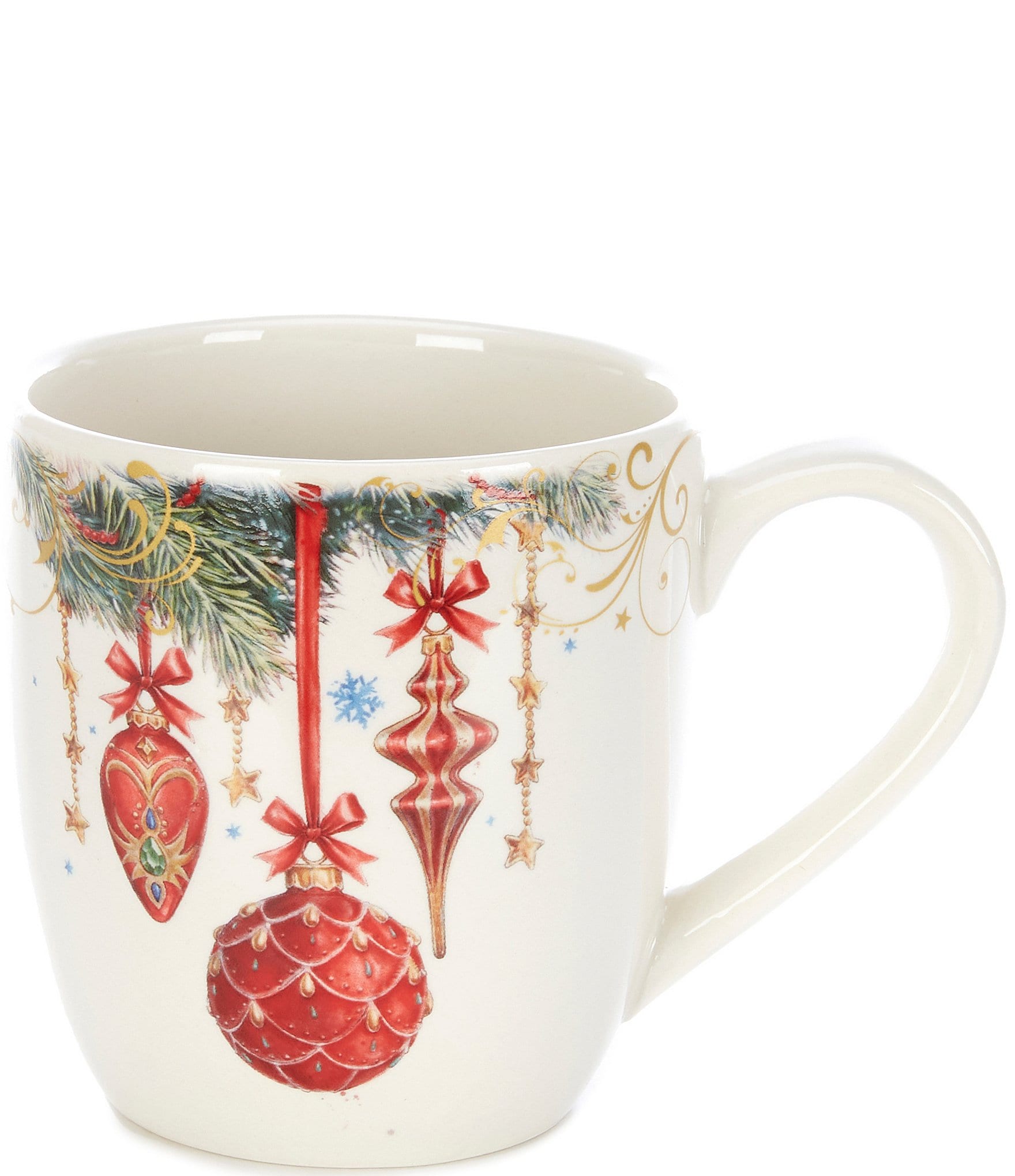 Southern Living Holiday Classic Ornament Coffee Mugs, Set of 2