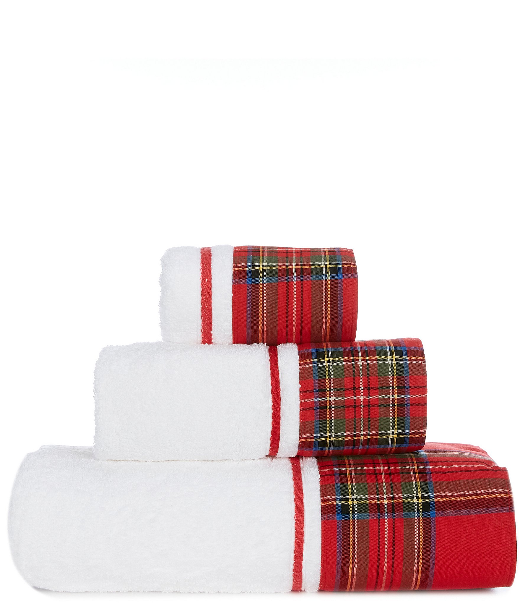 Qilmy Red Buffalo Plaid Bath Towels Absorbent Bath Towels Set Soft &  Comfortable Towel Set for Home Hotel Decor, 3 Piece