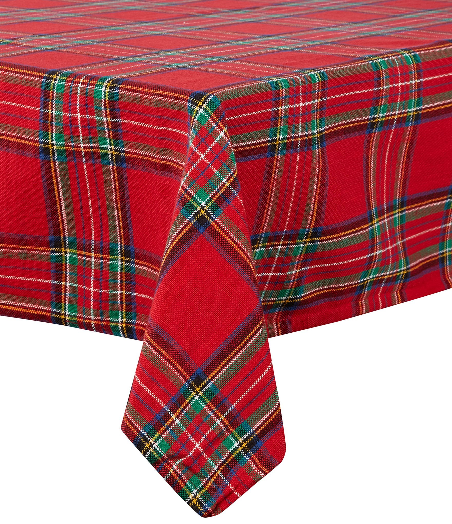 Southern Living Holiday Red Tartan Plaid Tablecloth | Dillard's