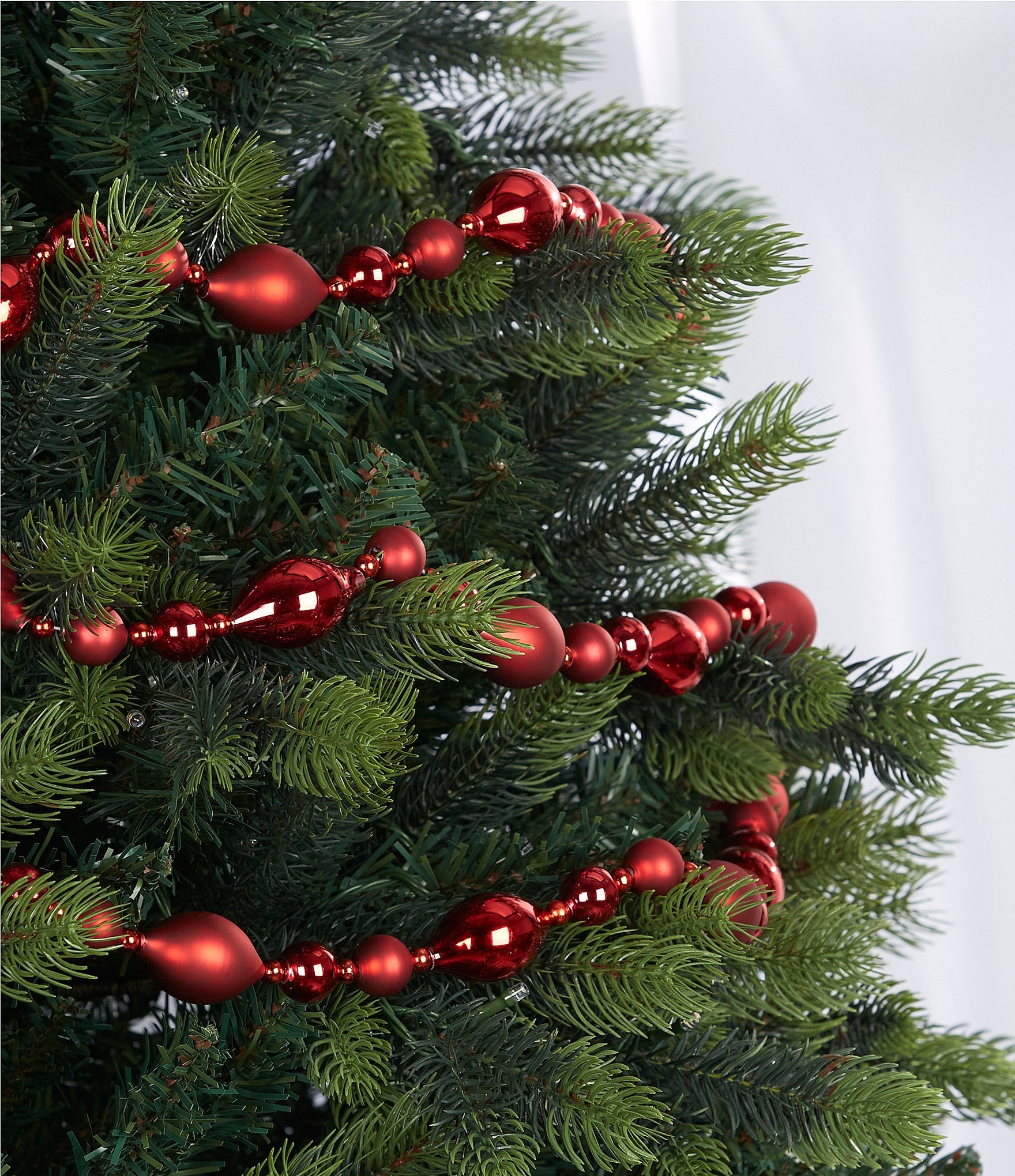 Red Beaded Garland Christmas Tree - Shop on Pinterest