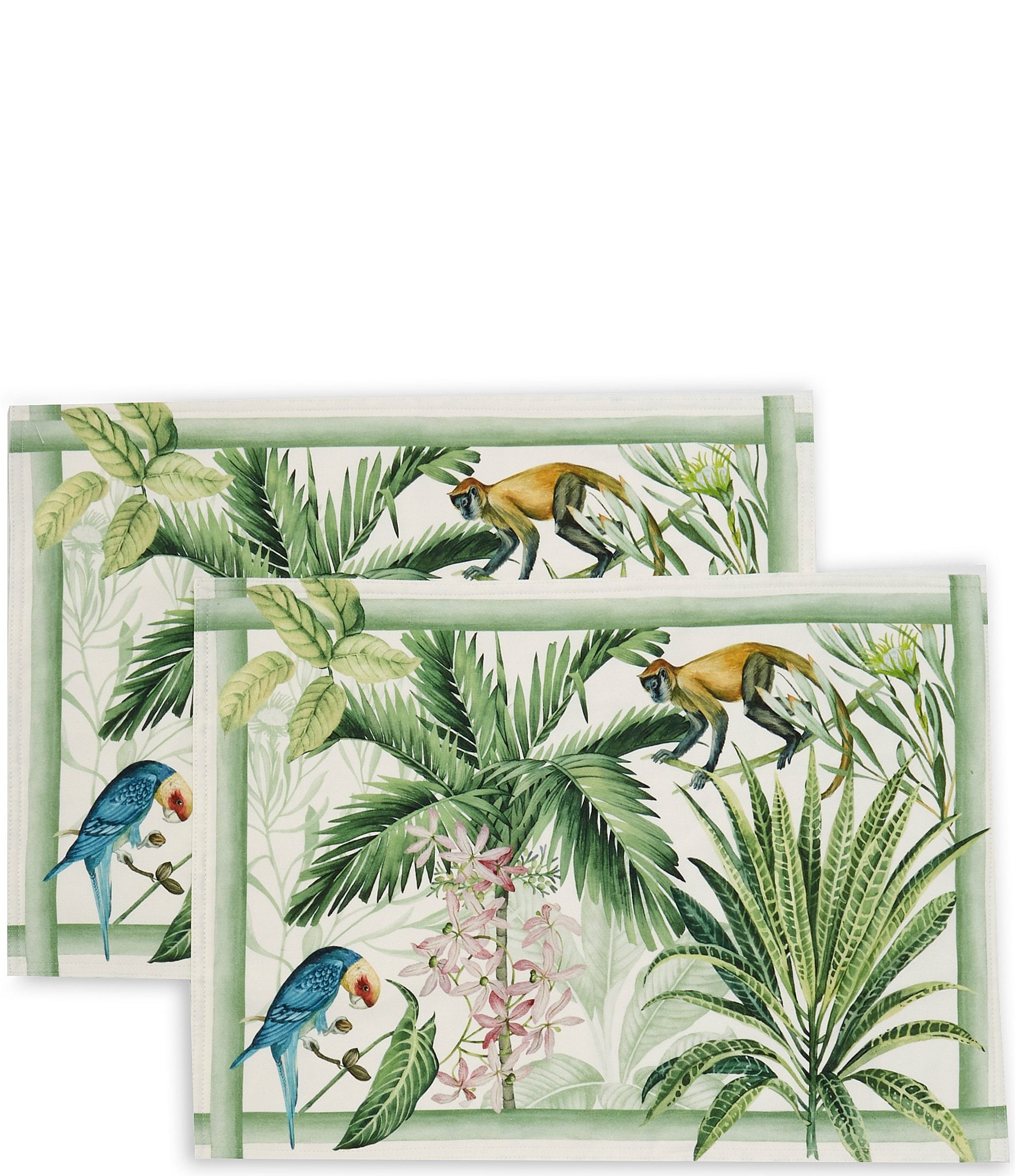 Southern Living Jungle Print Placemats, Set of 2 | Dillard's