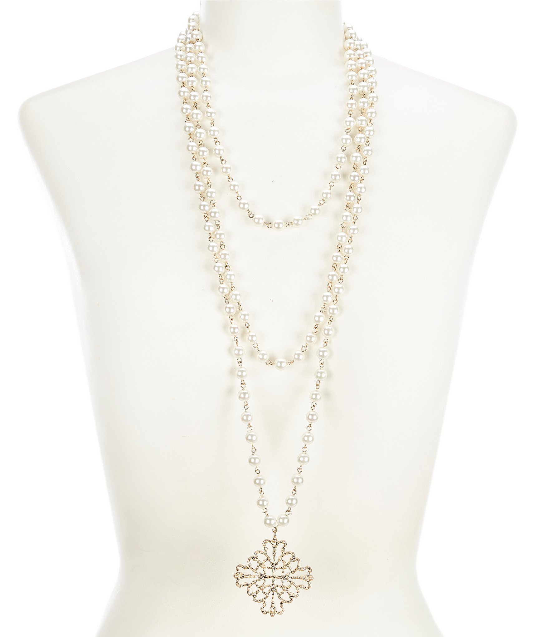 Grey Freshwater Pearl 'M&M' Long Necklace | Pearls.co.uk