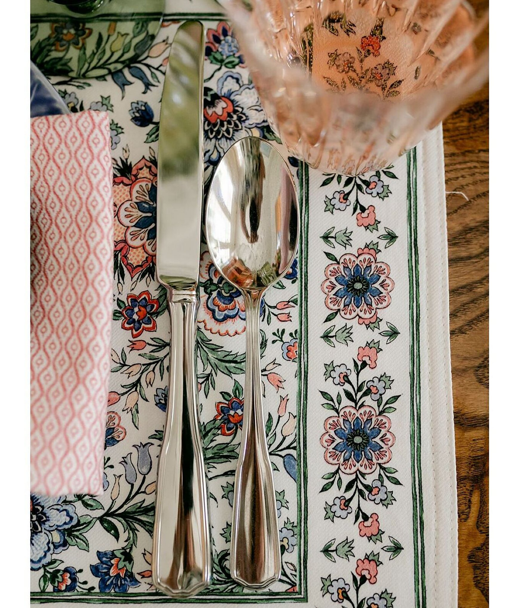 Southern Living Leigh 45-Piece Stainless Steel Flatware Set