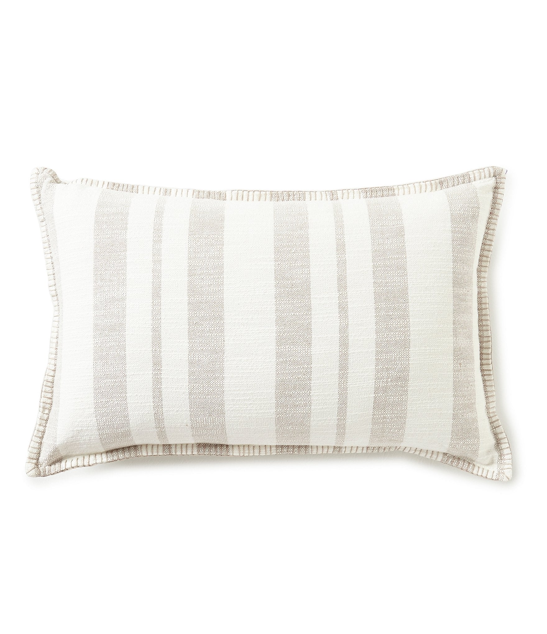 Southern Living Lewis Textured Striped Pillow | Dillards