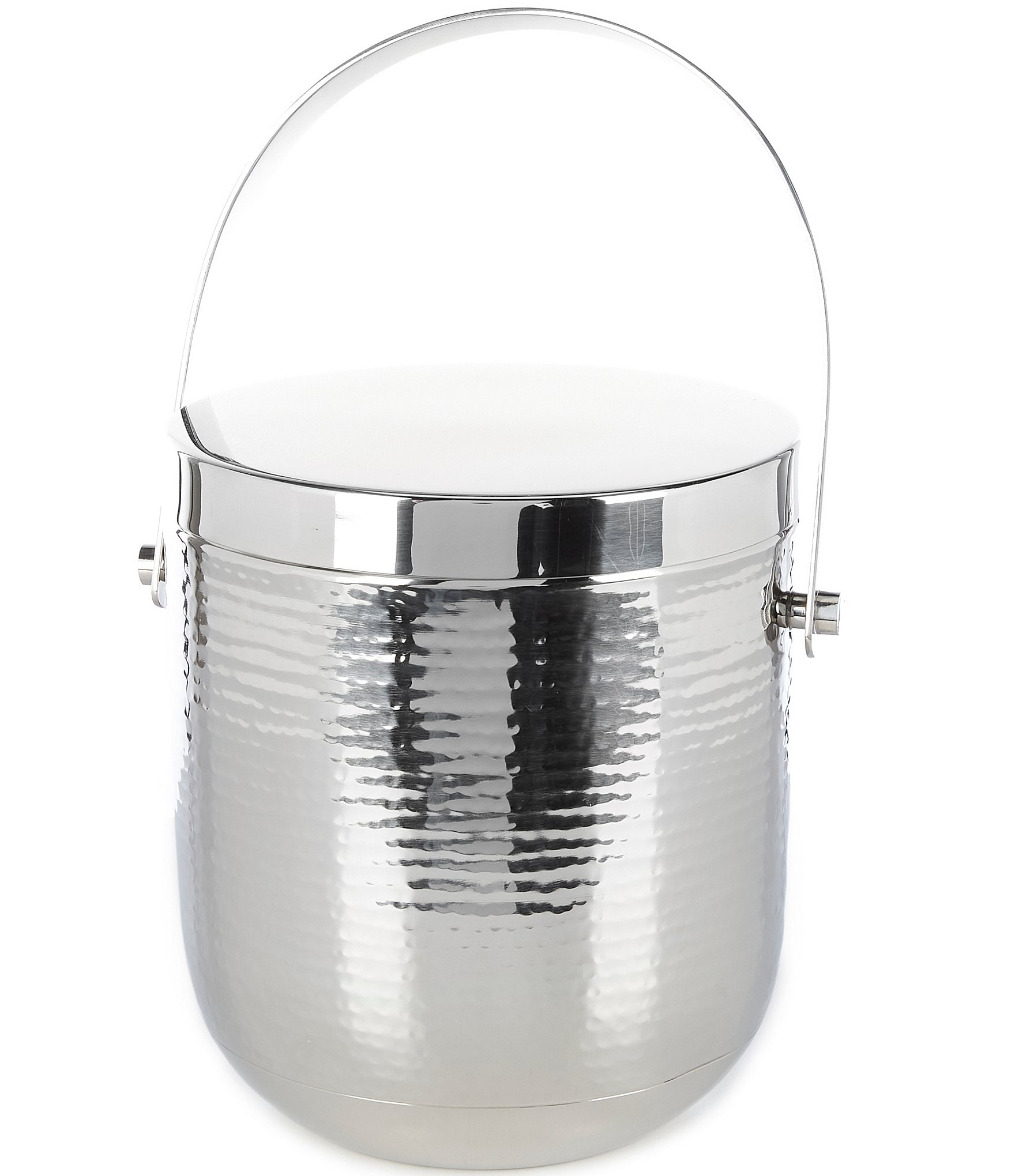 Hammered Metal Ice Bucket with Ice Scoop - Threshold 1 ct