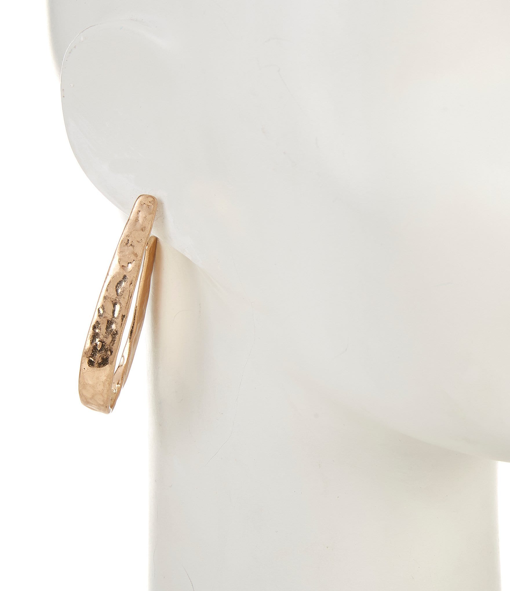 Southern Living Oval Twist Hoop Earrings