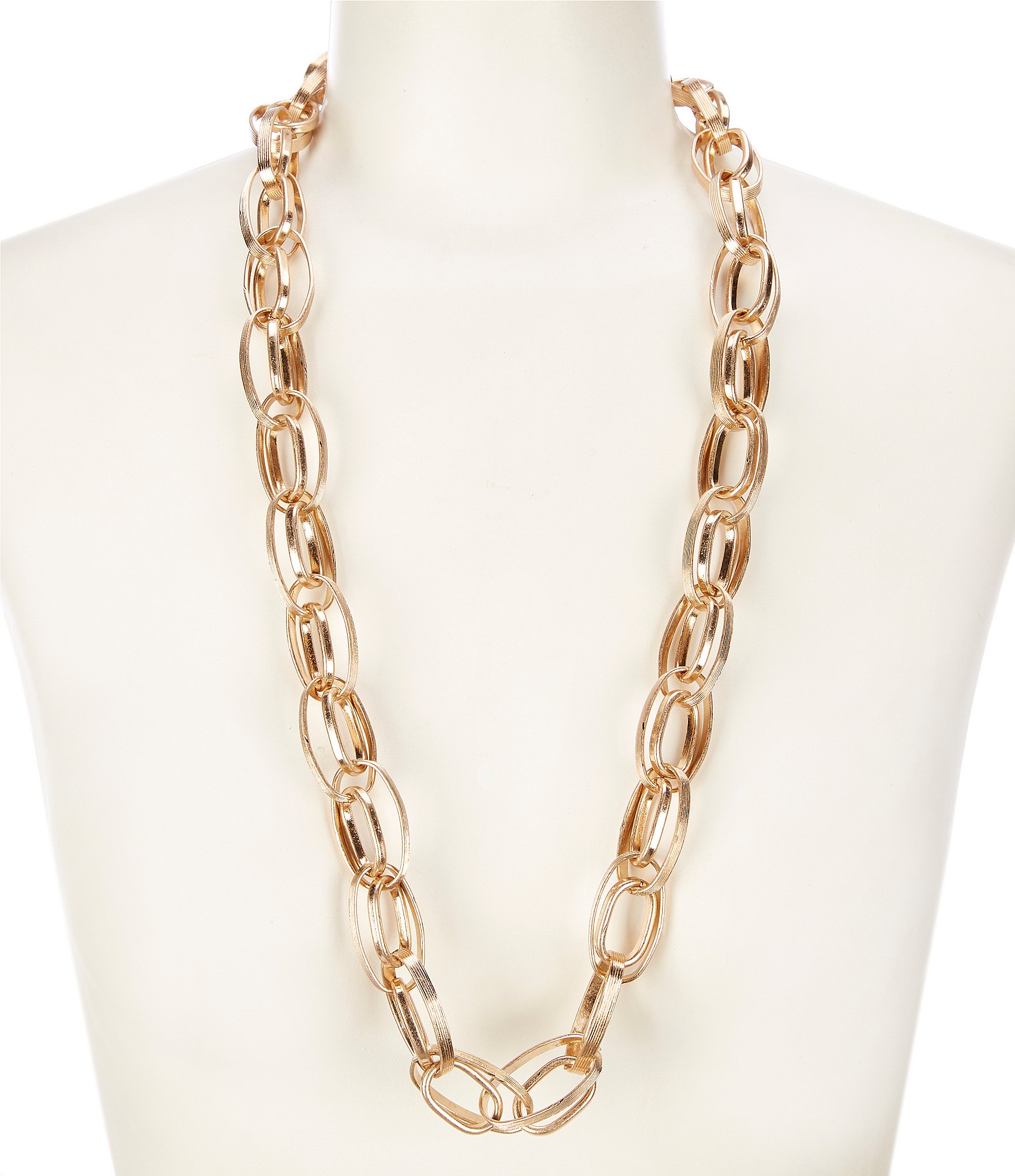 Southern Living Oversized Link Collar Necklace