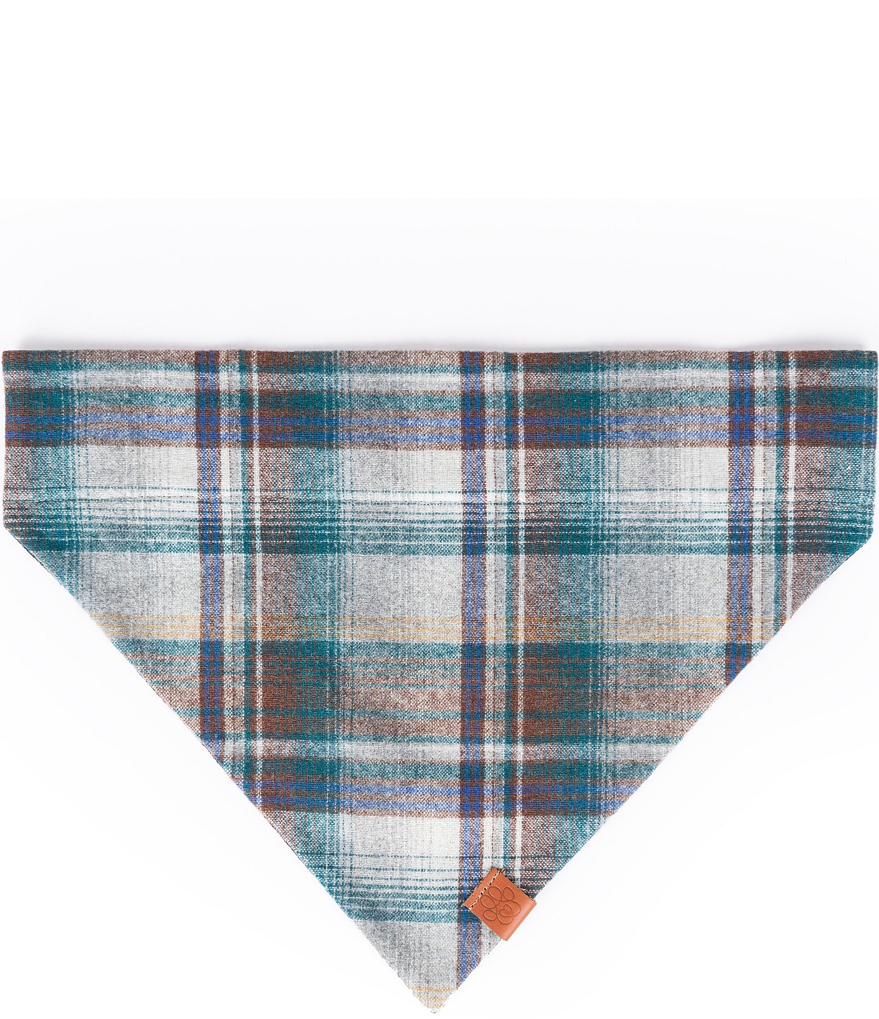 Southern Living Reversible Blue Plaid Pet Bandana | Dillard's