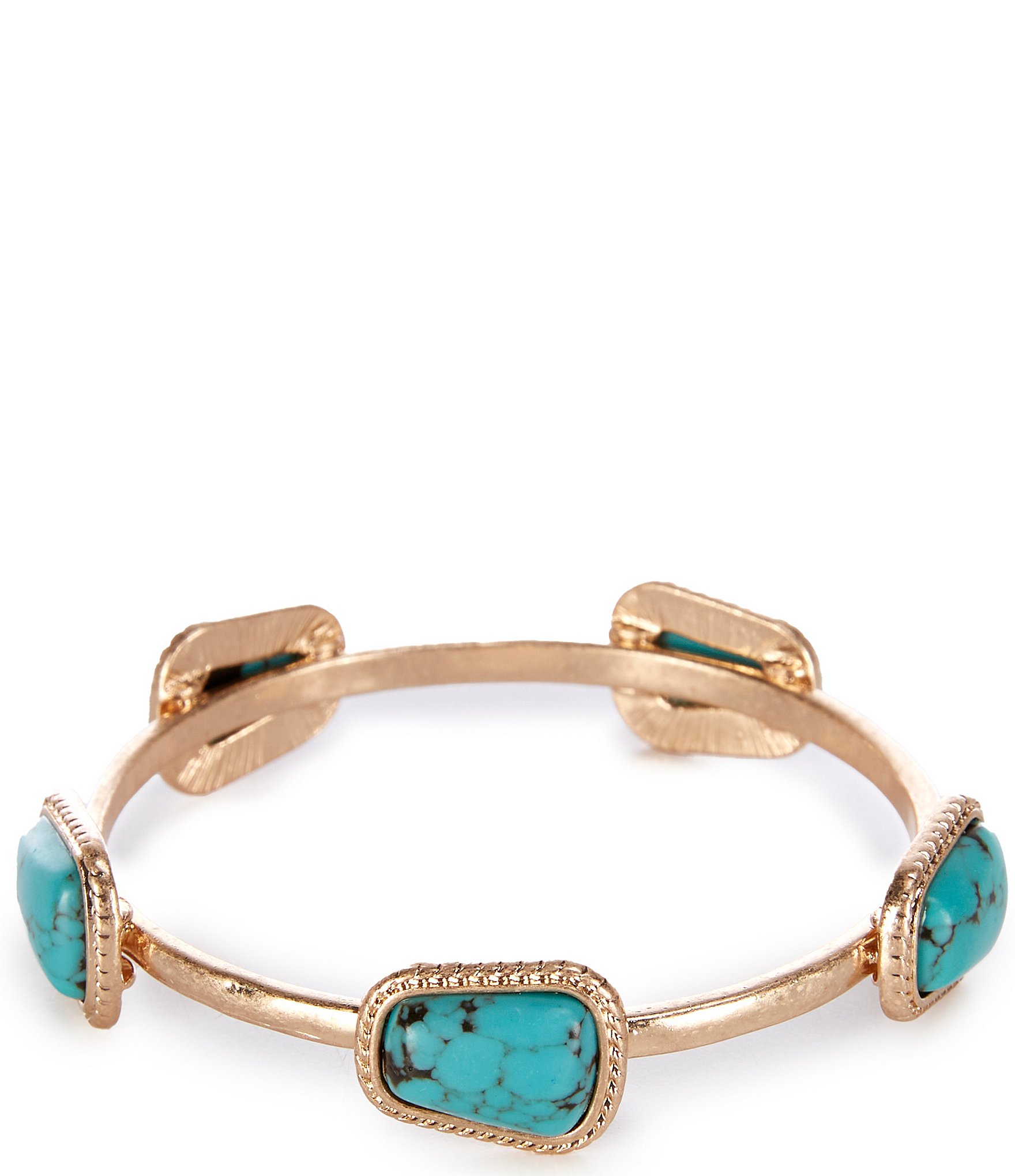 Southern Living Semi Precious Stone Bangle Bracelet | Dillard's