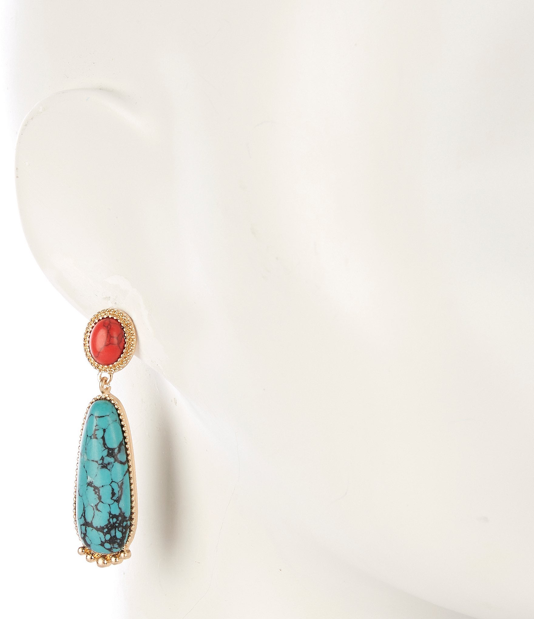 Southern Living Semi Precious Stone Drop Earrings