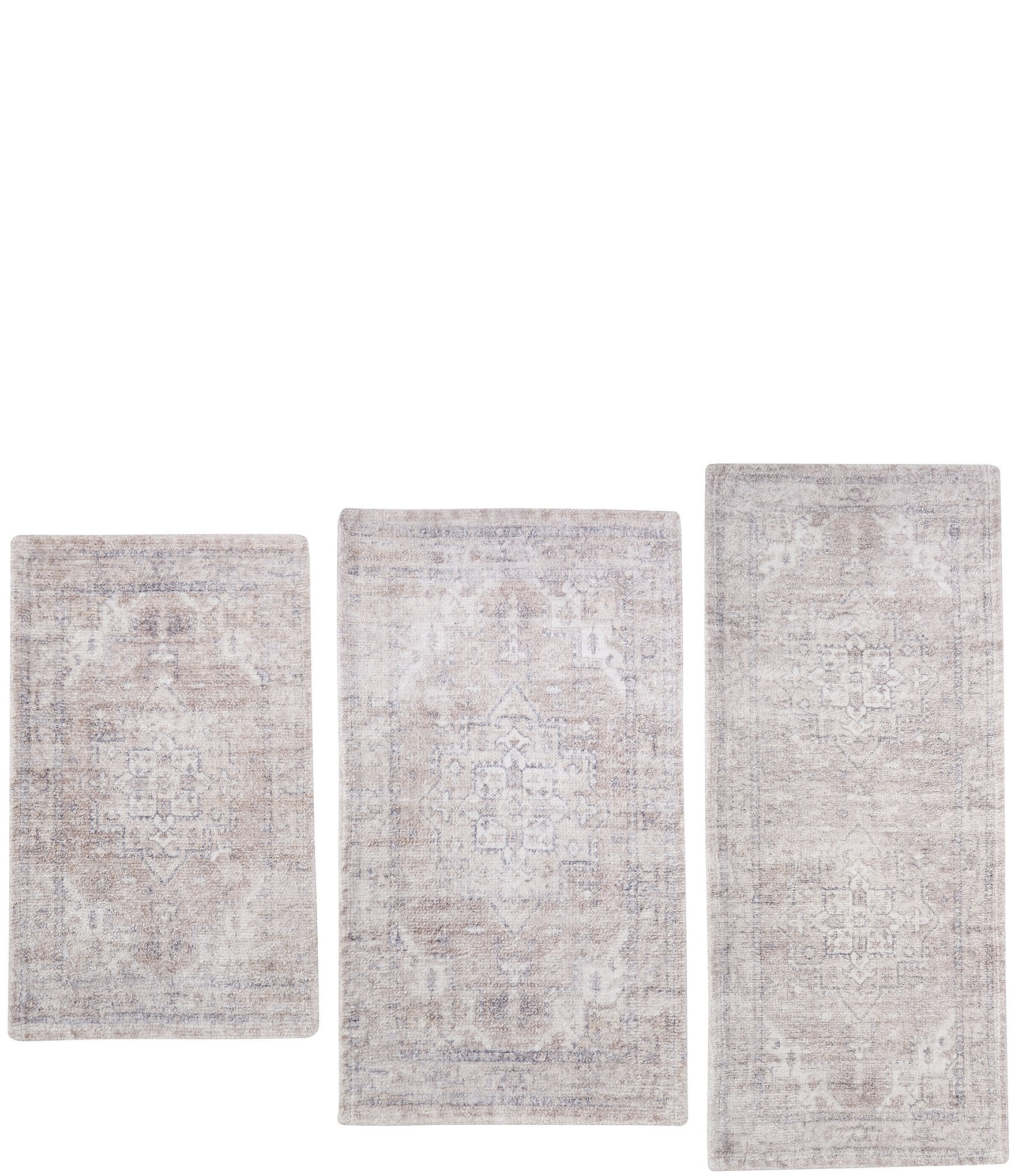 taupe bath mat set