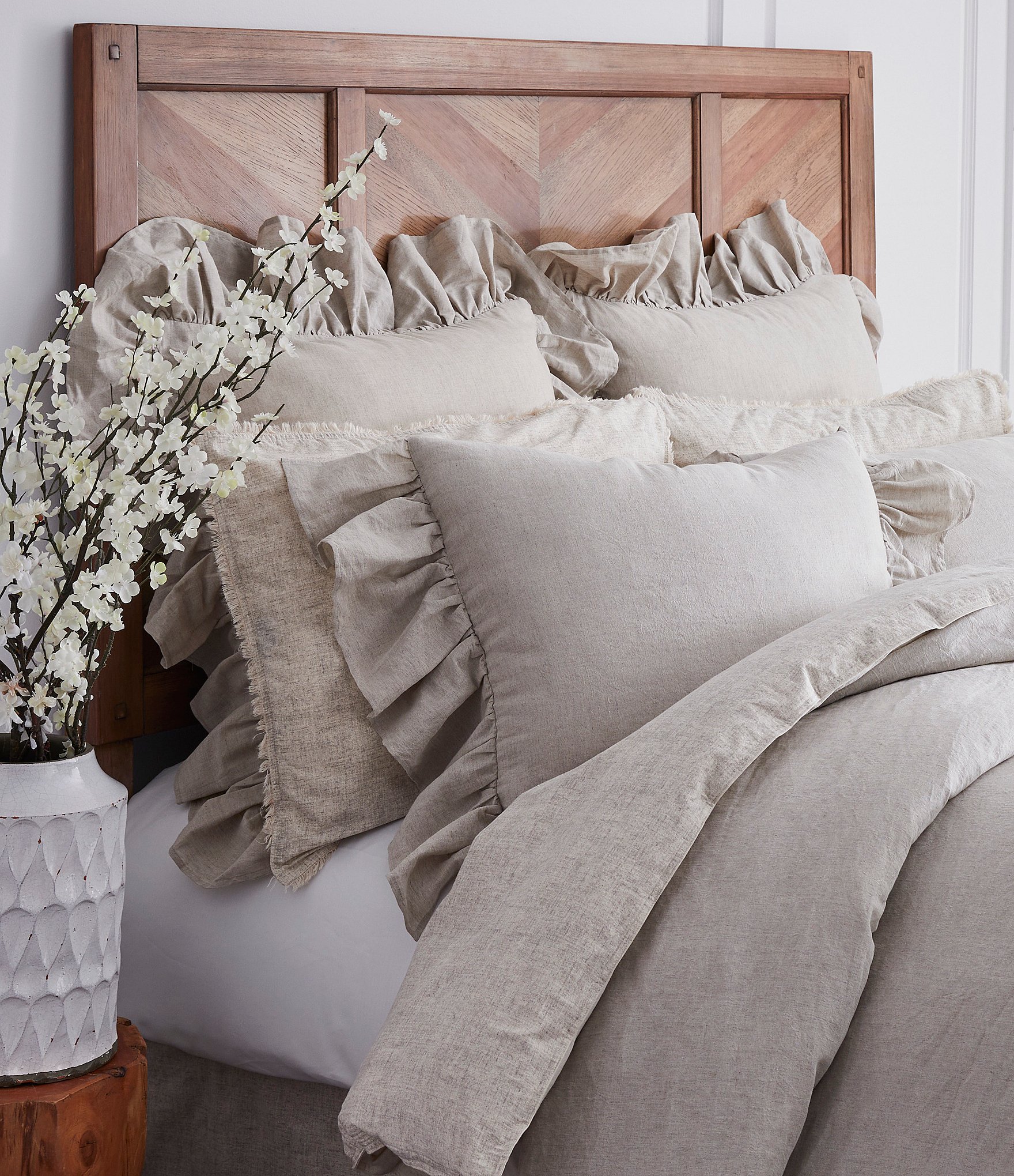 Southern Living Simplicity Collection Brooke Ruffle Euro Sham