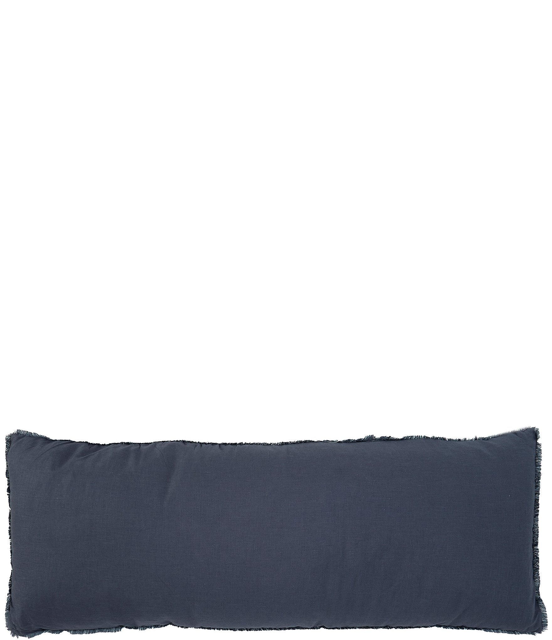 Southern Living Simplicity Duo Cotton & Linen Fringed Reversible Pillow