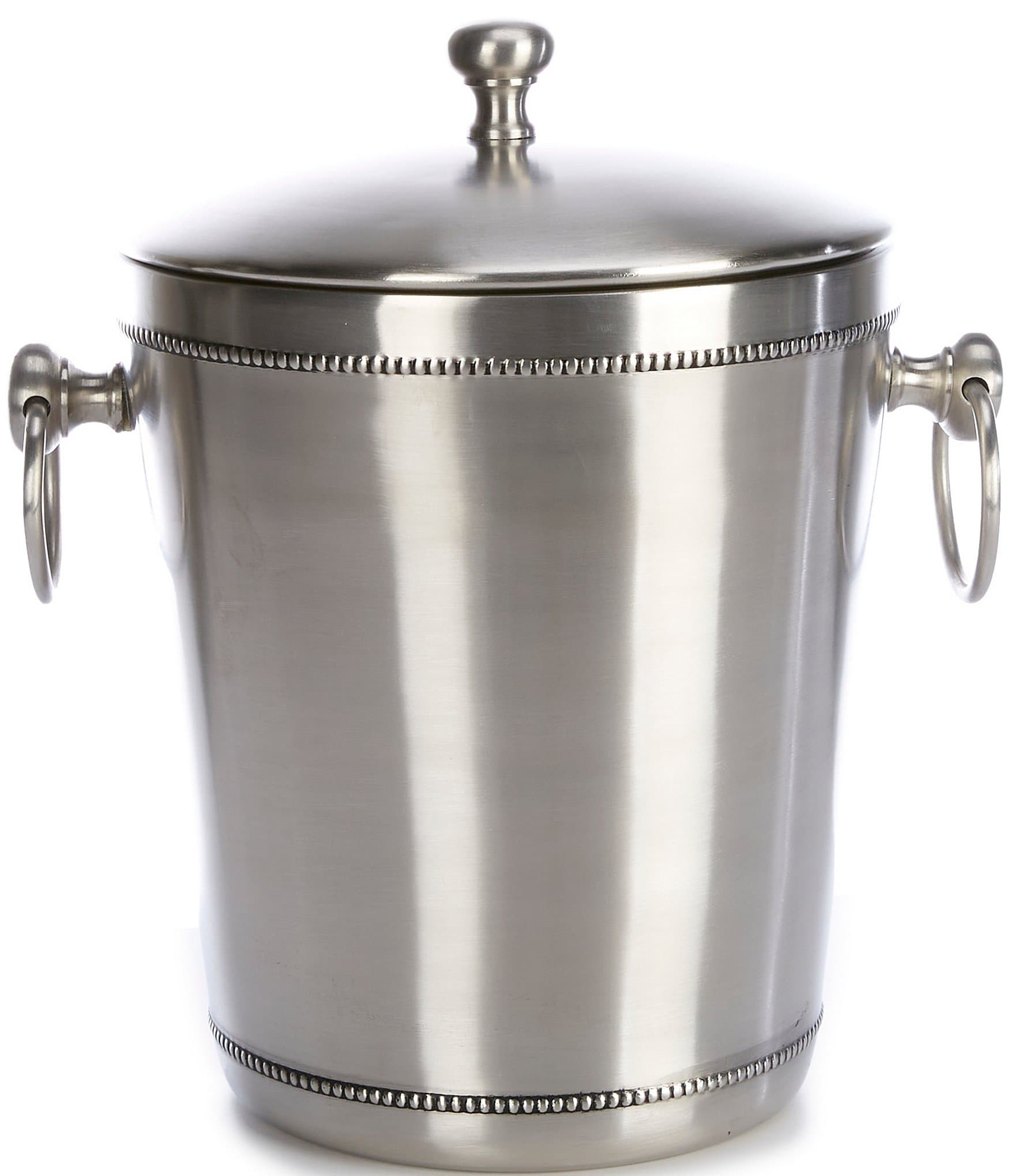 Southern Living Stainless Steel Beaded Ice Bucket | Dillard's