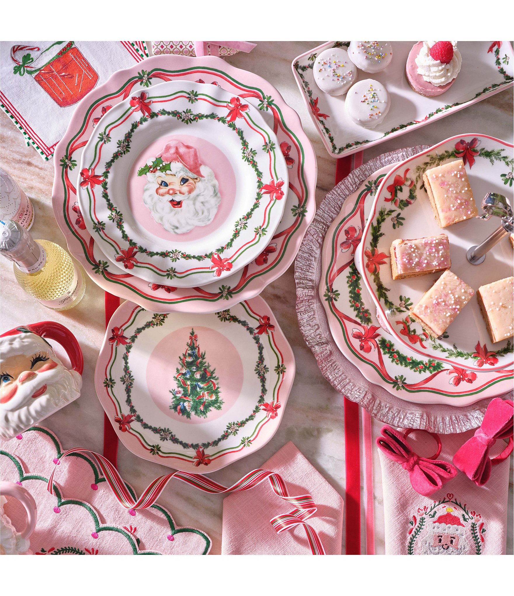 Southern Living Sweet Christmas Collection Rectangular Tidbit Platter