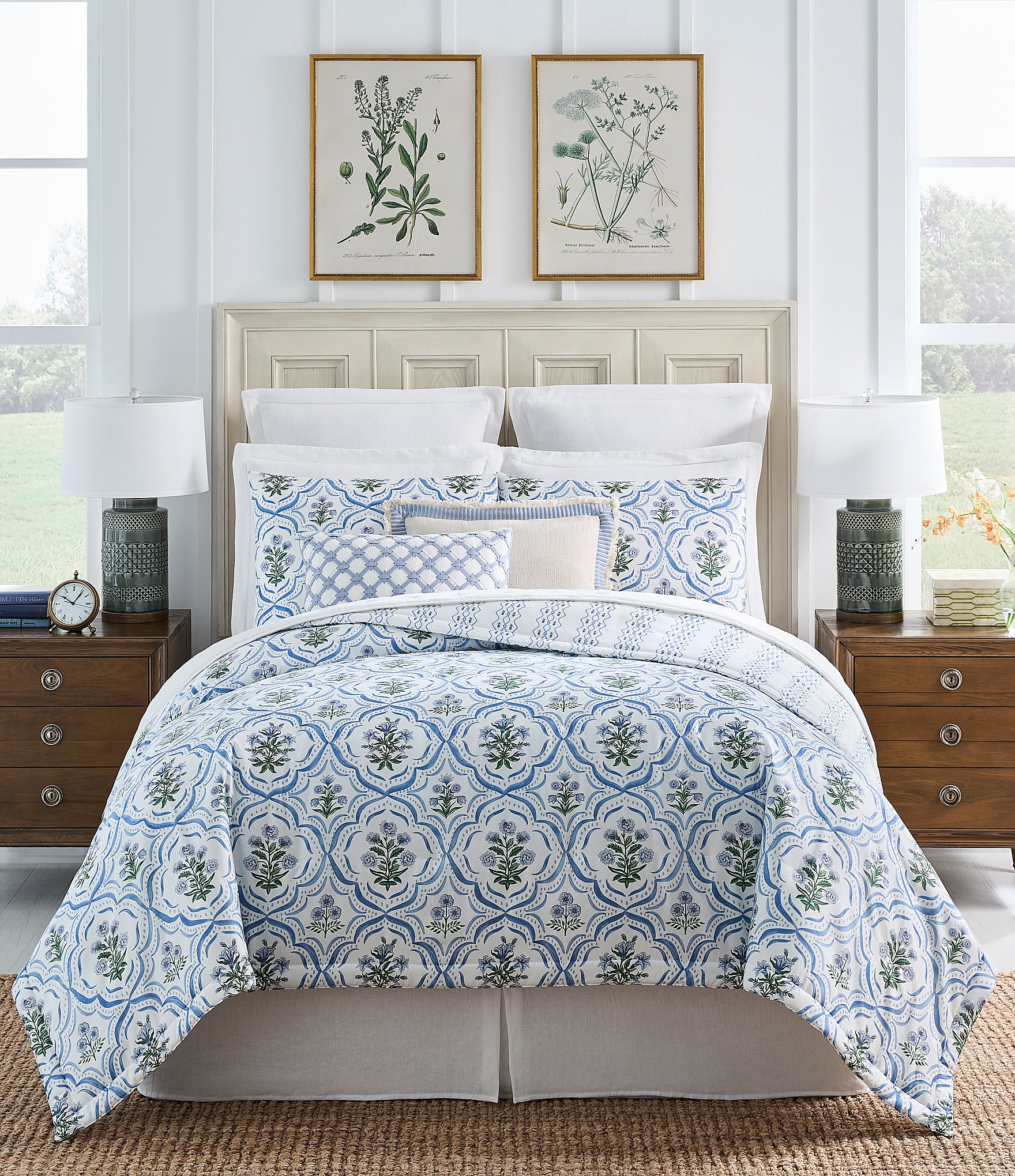 Southern Living Tabitha Floral Comforter Mini Set