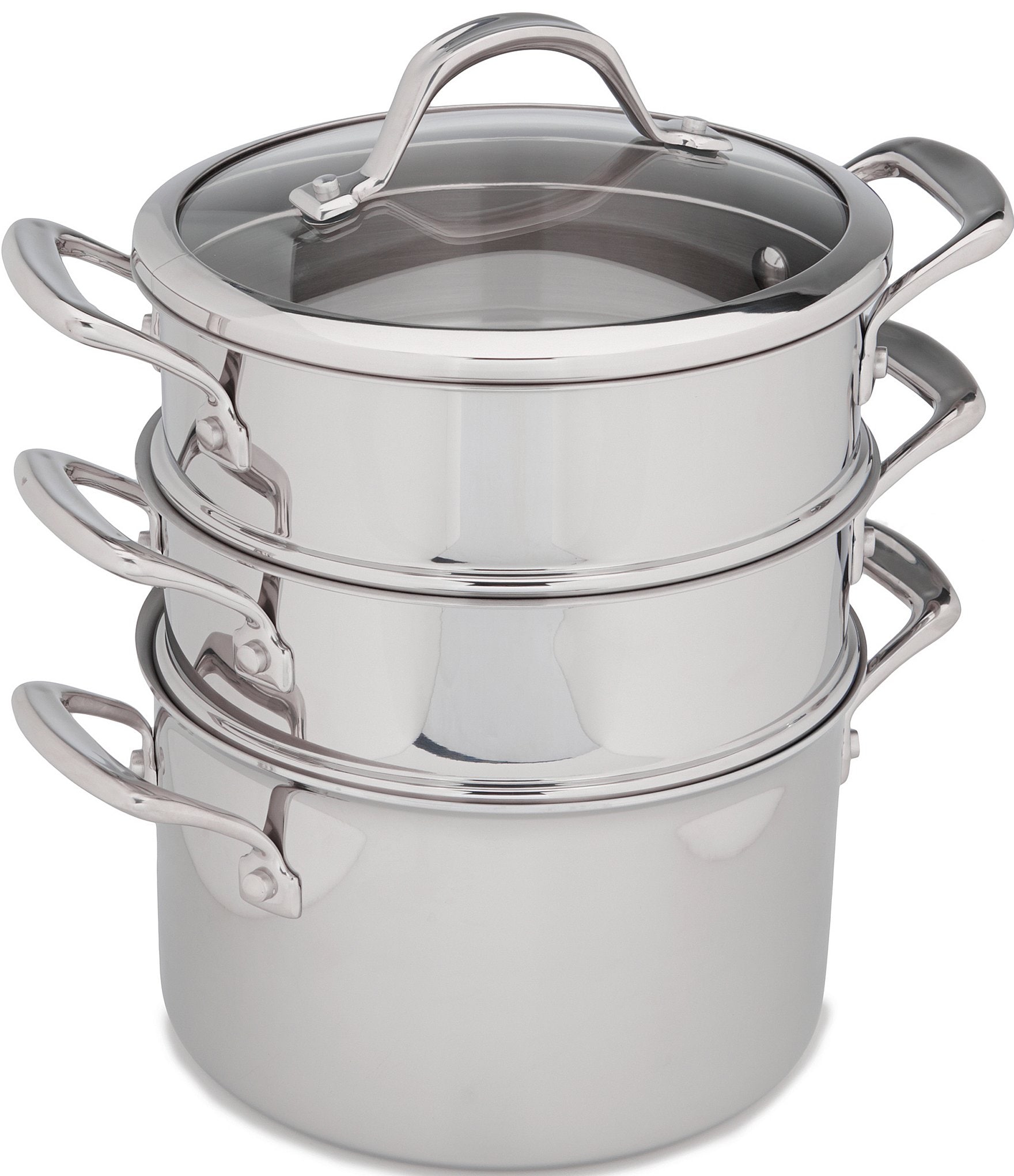 Buy Chinese Large Size Stainless Steel Steamer Pot Double Boiler