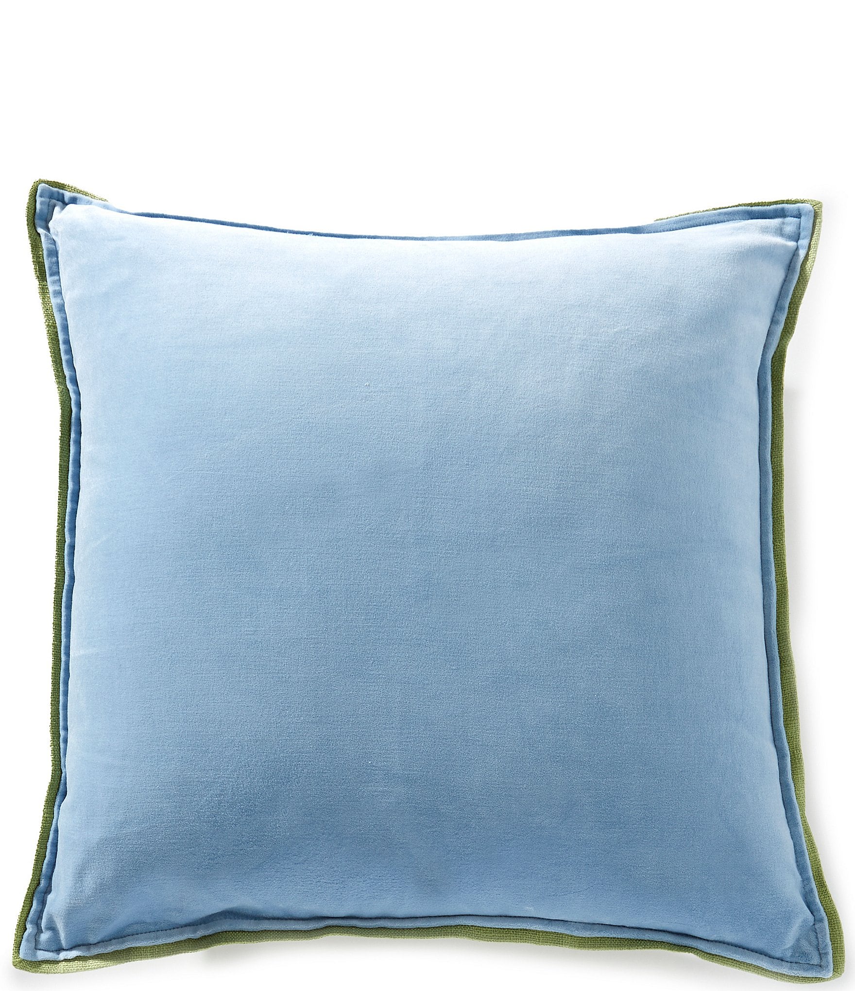 Southern Living Velvet & Linen Dual Color Reversible Oversize Square Pillow | Dillard's