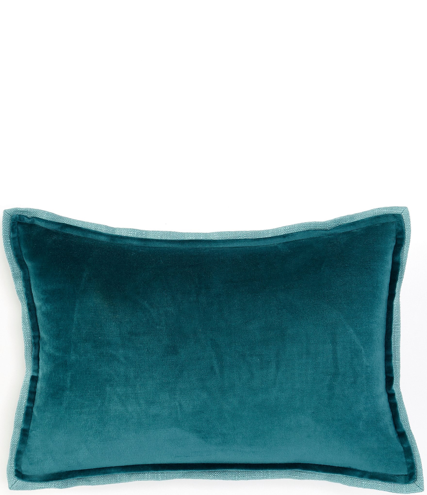 Southern Living Velvet & Linen Reversible Lumbar Pillow