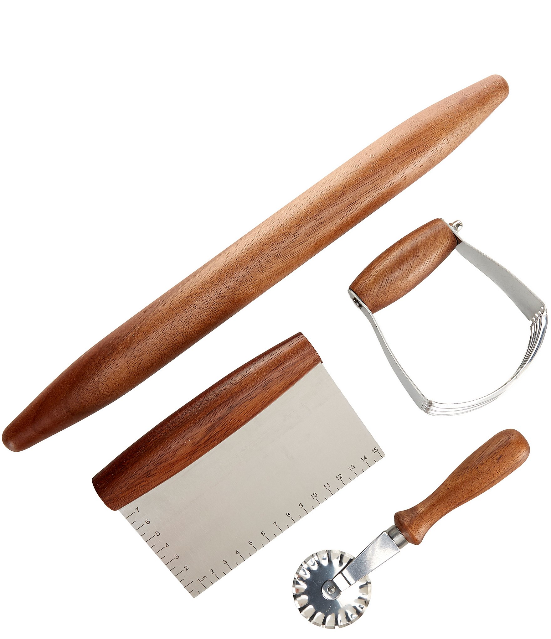 Southern Living Wood 4-Piece Baking Set | Dillard's