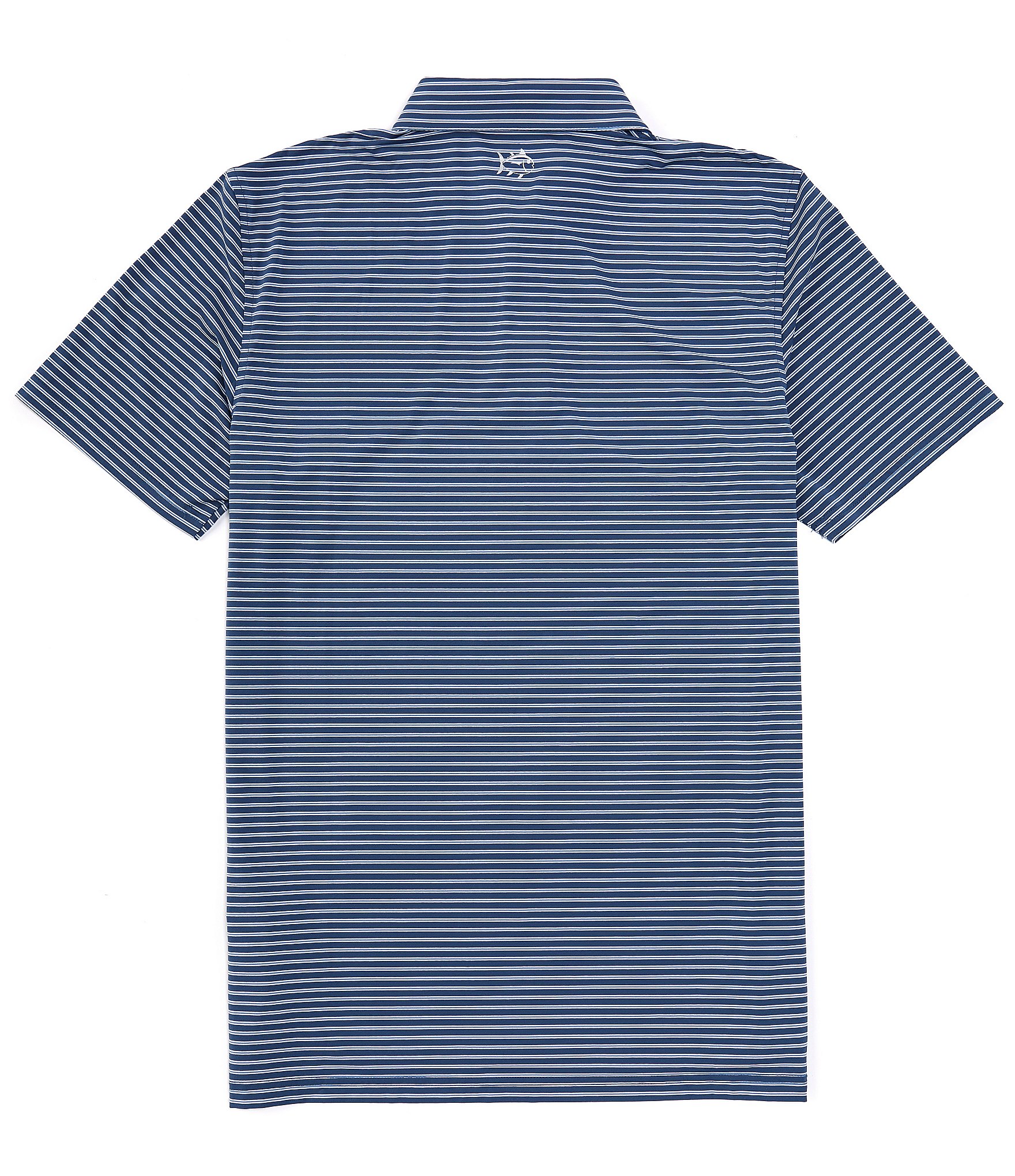 Southern Tide Brrr°eeze Beattie Stripe Performance Stretch Short Sleeve Polo Shirt