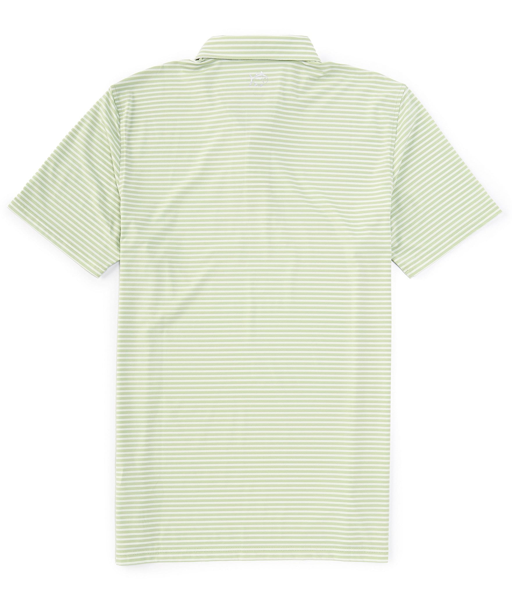 Southern Tide Brrr°eeze Beattie Stripe Performance Stretch Short Sleeve Polo Shirt