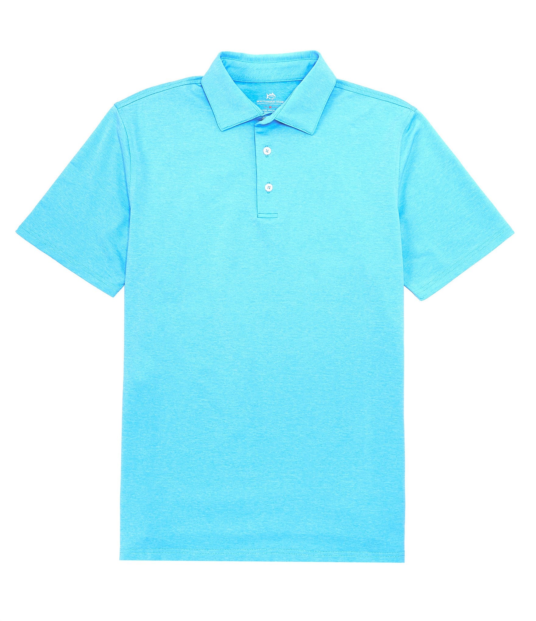 Southern Tide Brrr°®-eeze Heather Performance Stretch Short Sleeve Polo Shirt