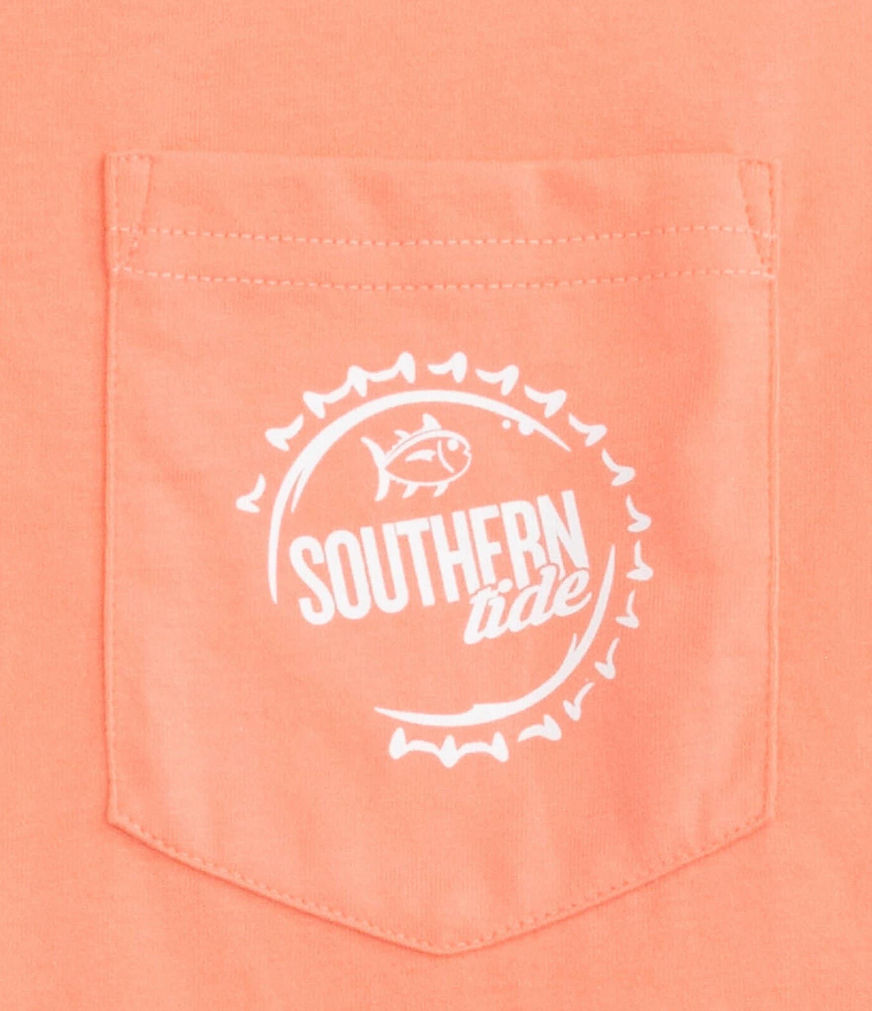 Southern Tide Caps Off Badge Short Sleeve T-Shirt