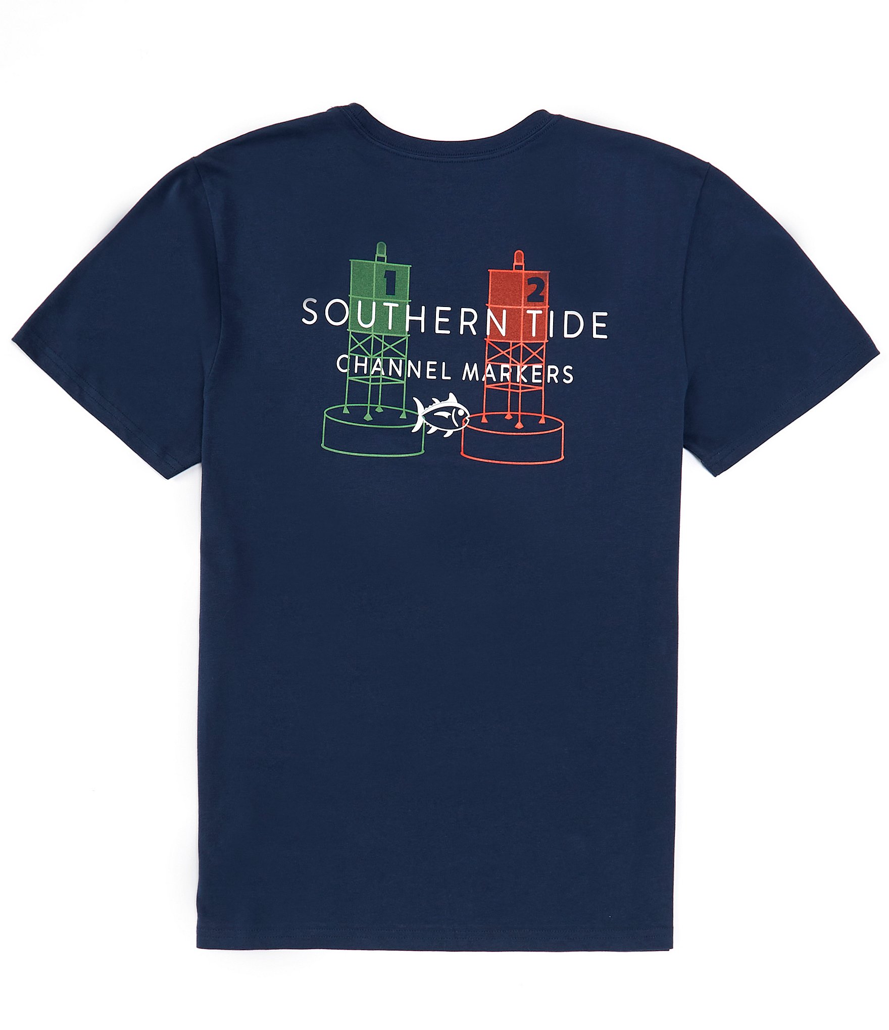 Southern Tide Channel Marker Buoy Short Sleeve T-Shirt