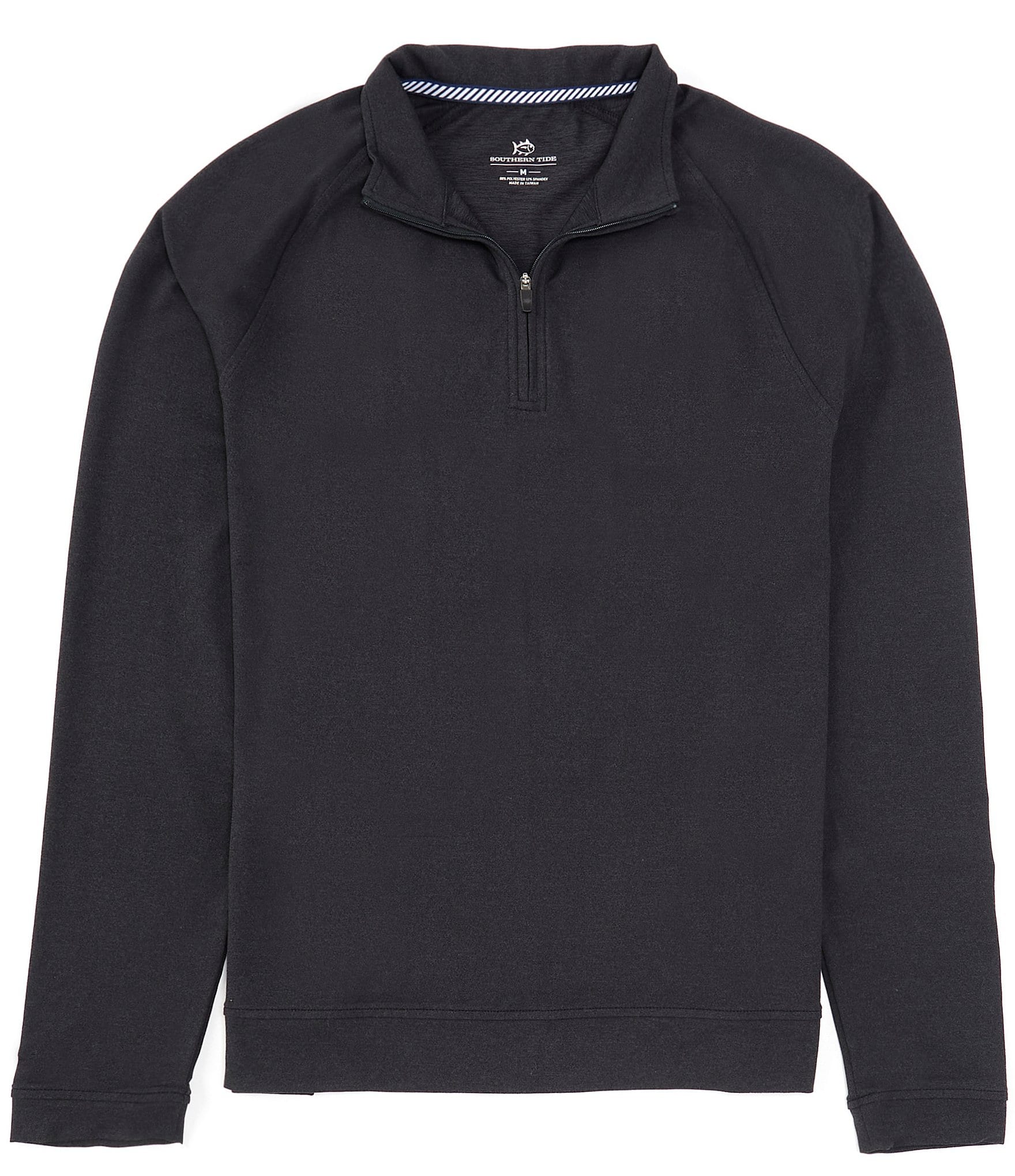 Southern Tide Cruiser Heather Solid Performance Stretch Quarter-Zip