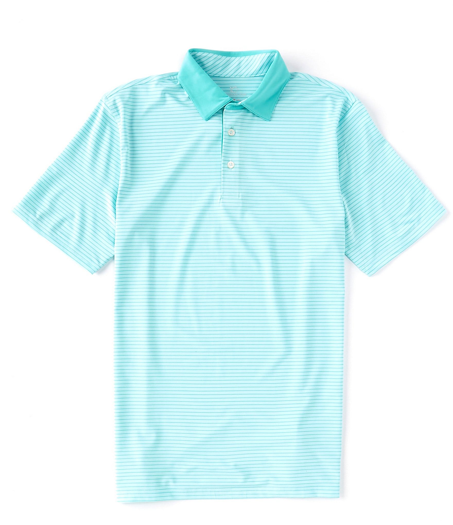 Southern Tide Driver Bowee Stripe Performance Stretch Short-Sleeve Polo ...