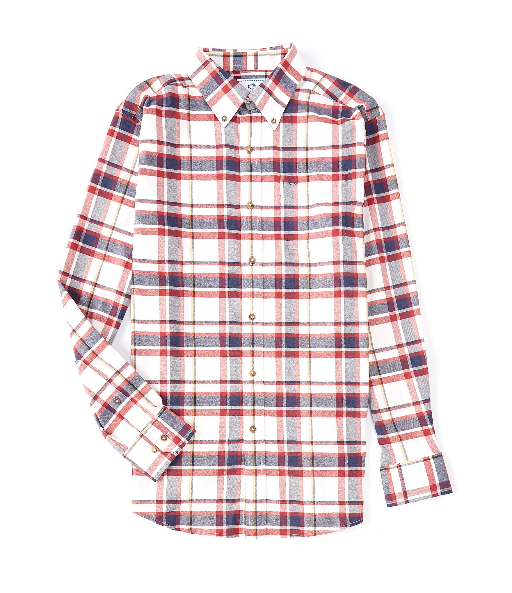 Southern Tide Flannel Intercoastal Washoe Plaid Performance Stretch 