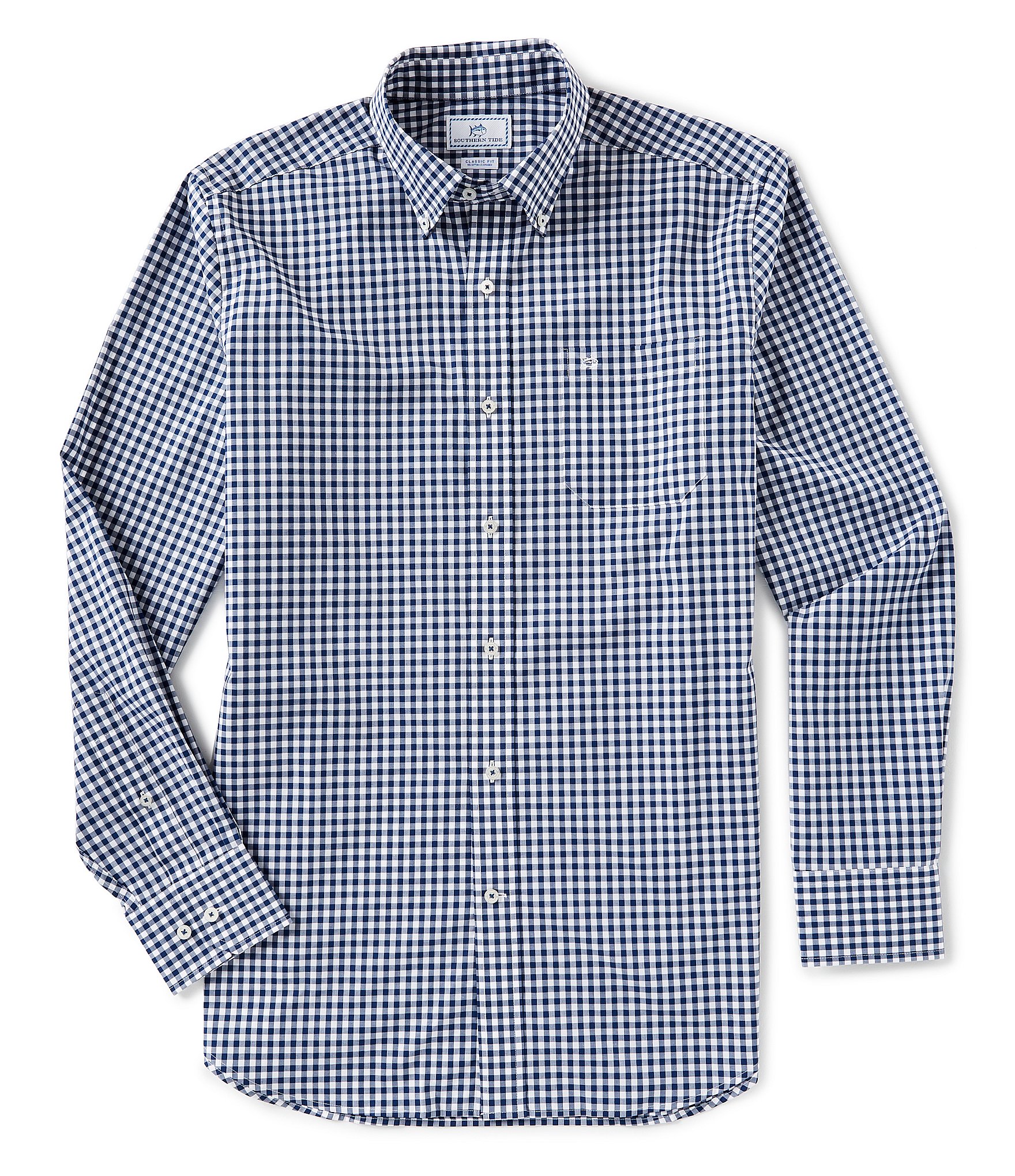 Southern Tide Gingham Long-Sleeve Woven Shirt | Dillard's