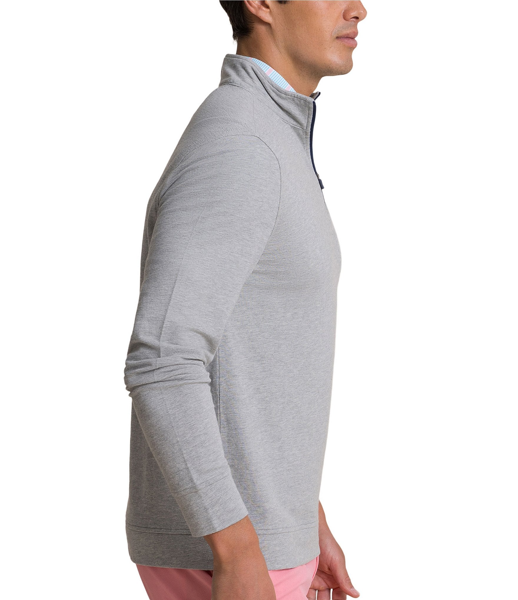 Southern Tide Gulf View Heather Quarter-Zip Pullover