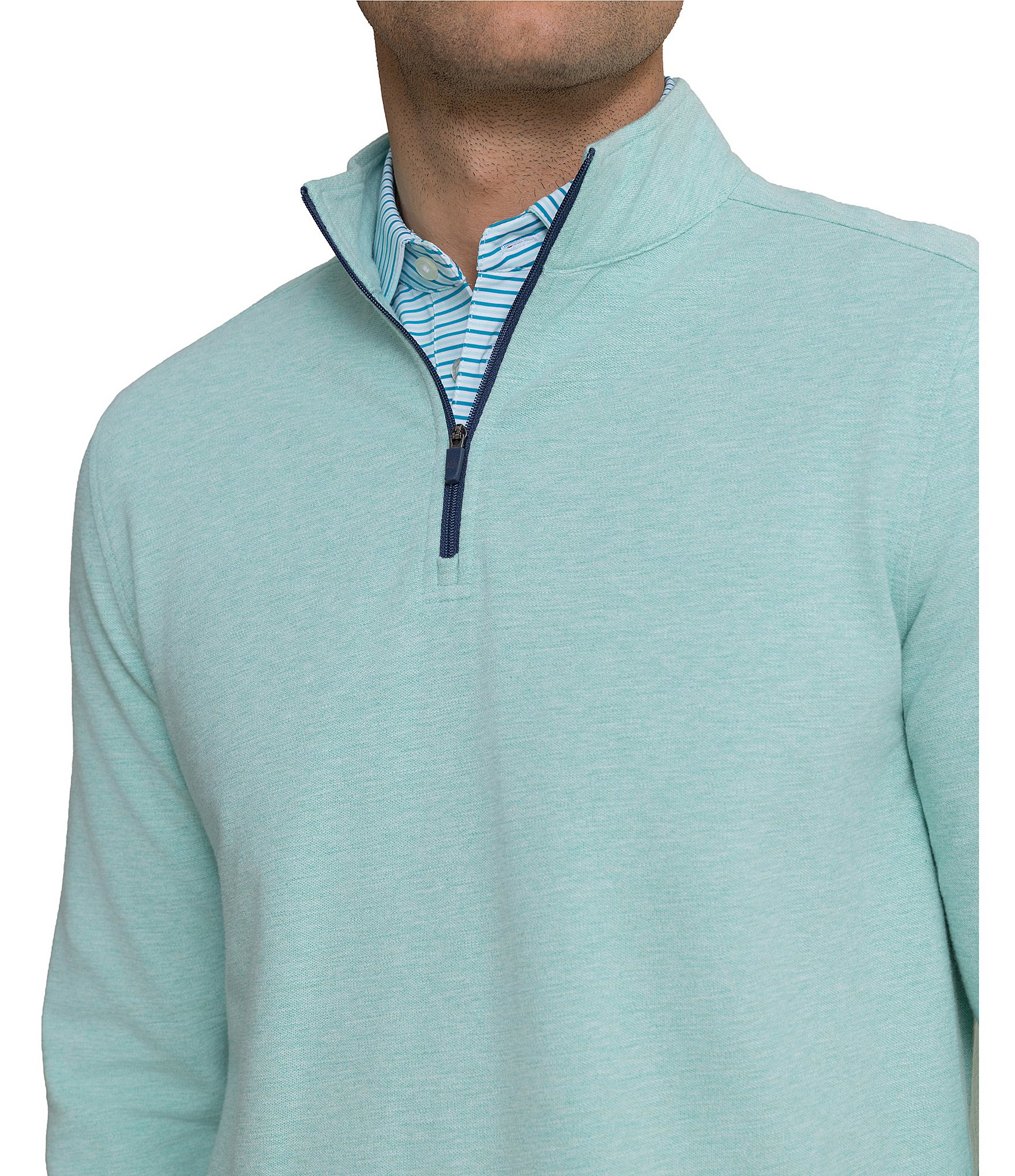 Southern Tide Gulf View Heather Quarter-Zip Pullover