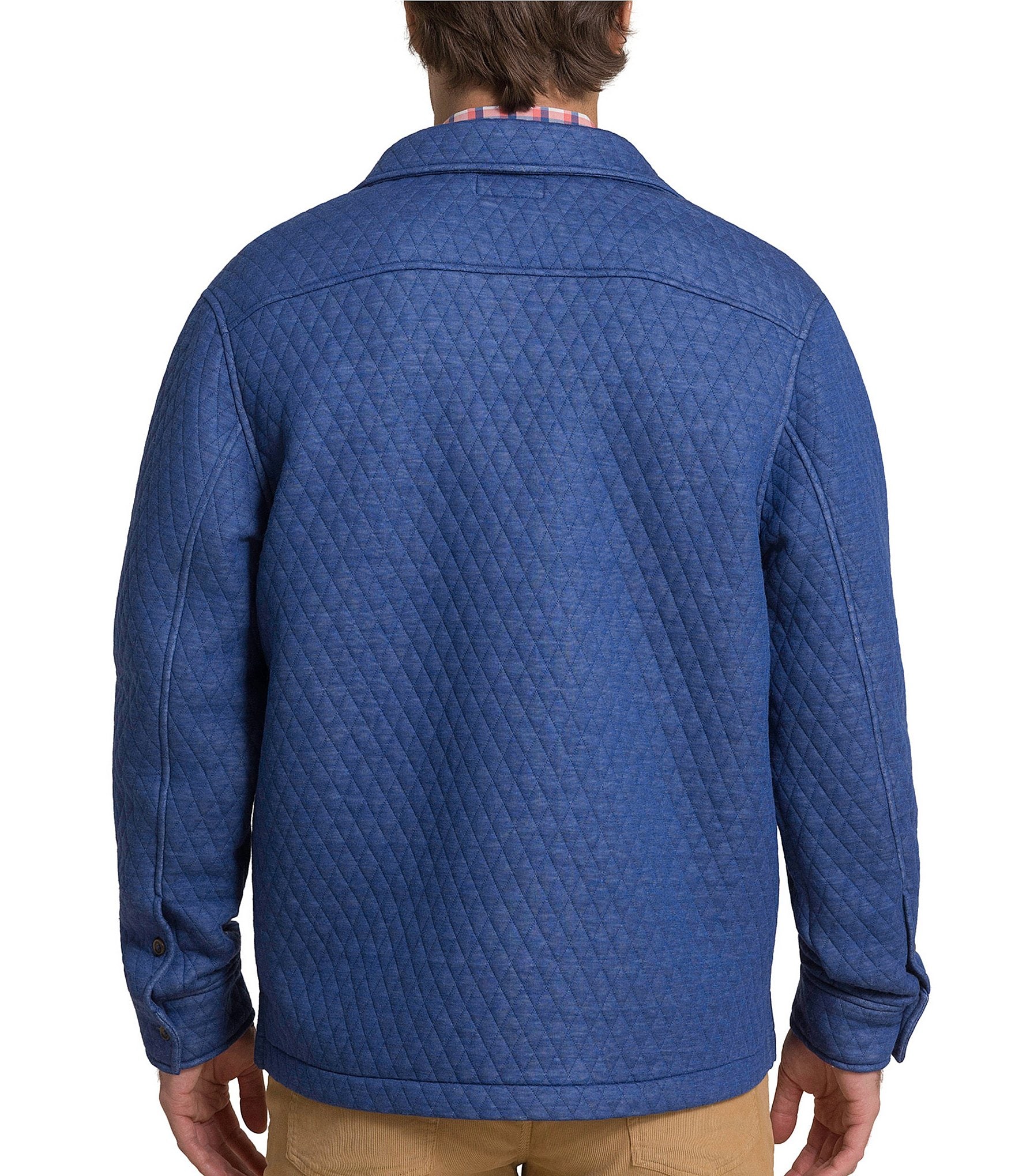 Southern Tide Heather Quilted Knit Shirt Jacket
