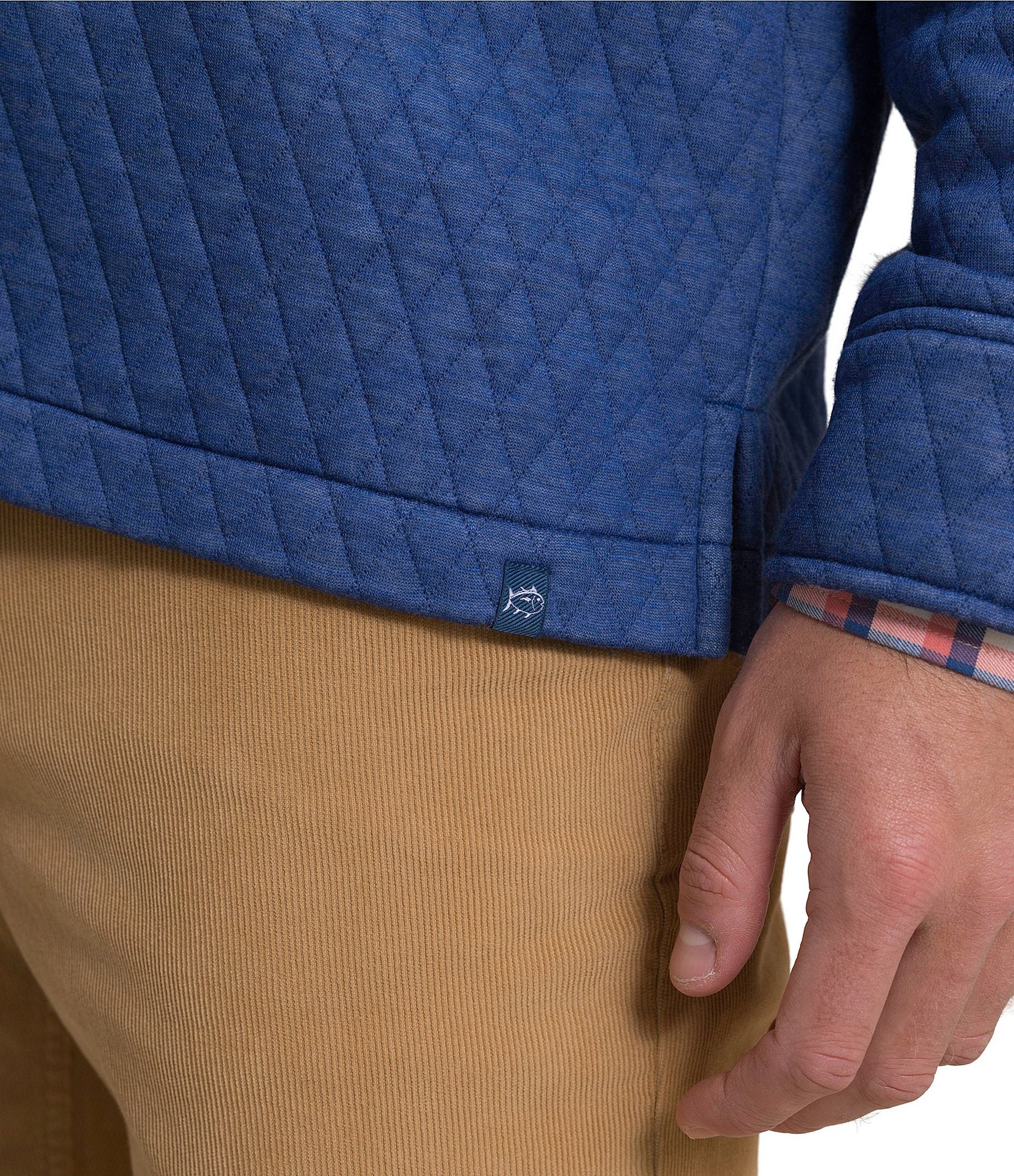 Southern Tide Heather Quilted Knit Shirt Jacket