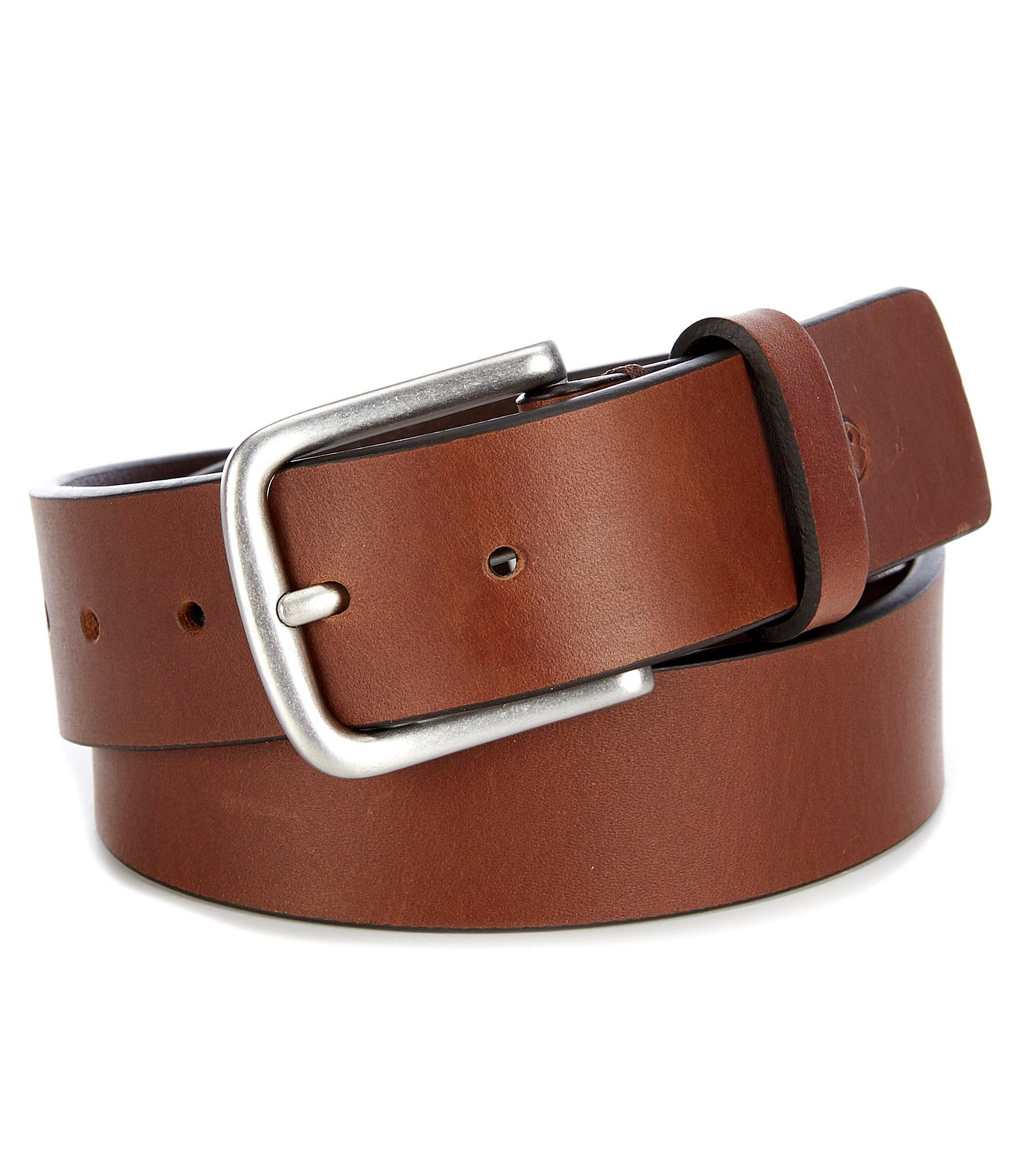 Boys brown leather belt, Kids brown belt plate buckle belt